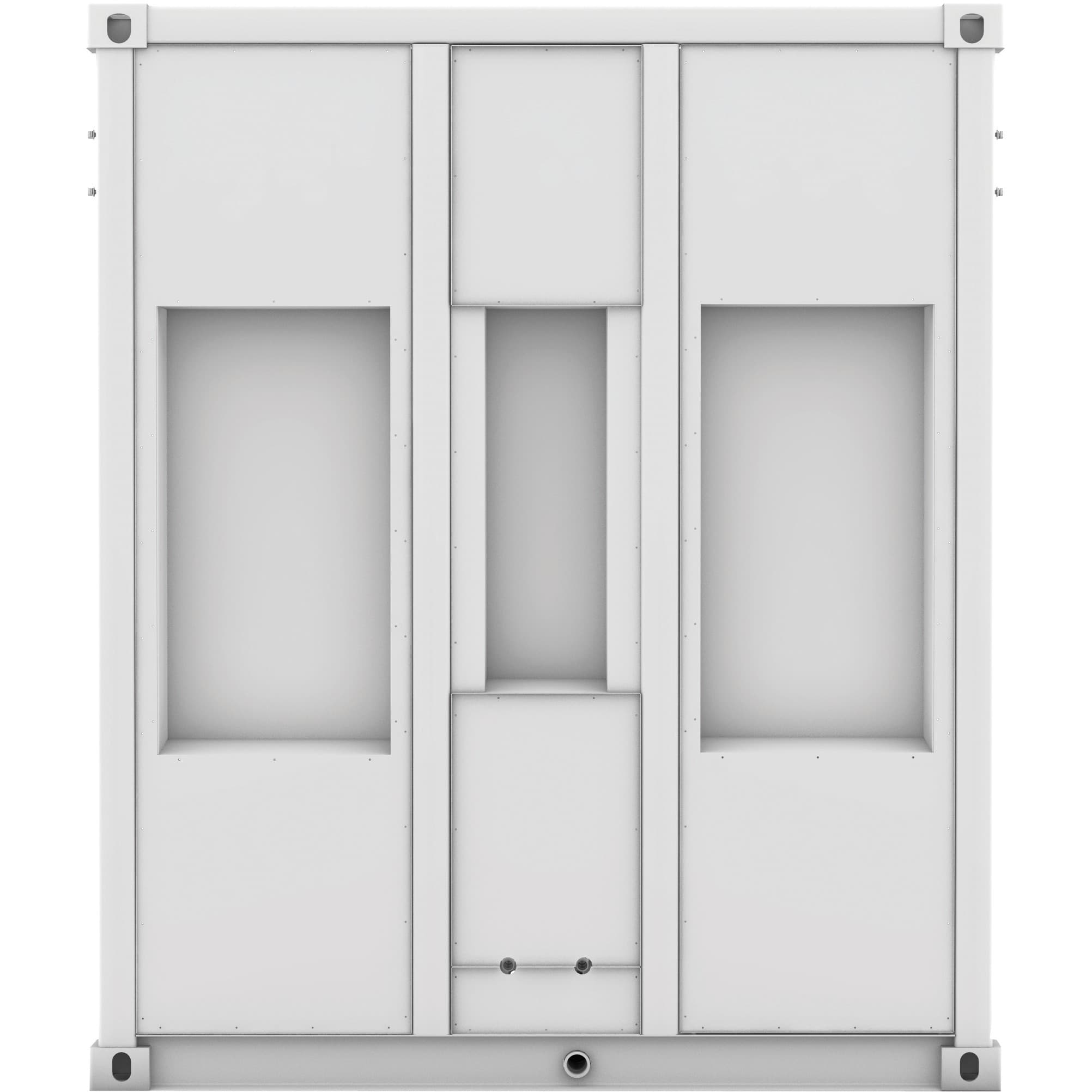 APC SCHNEIDER ELECT IT DIRECT SHIP ECOBREEZE FRAME 40FT 12M 480/3/60 VAC 3 MODULES INSTALLED view 6