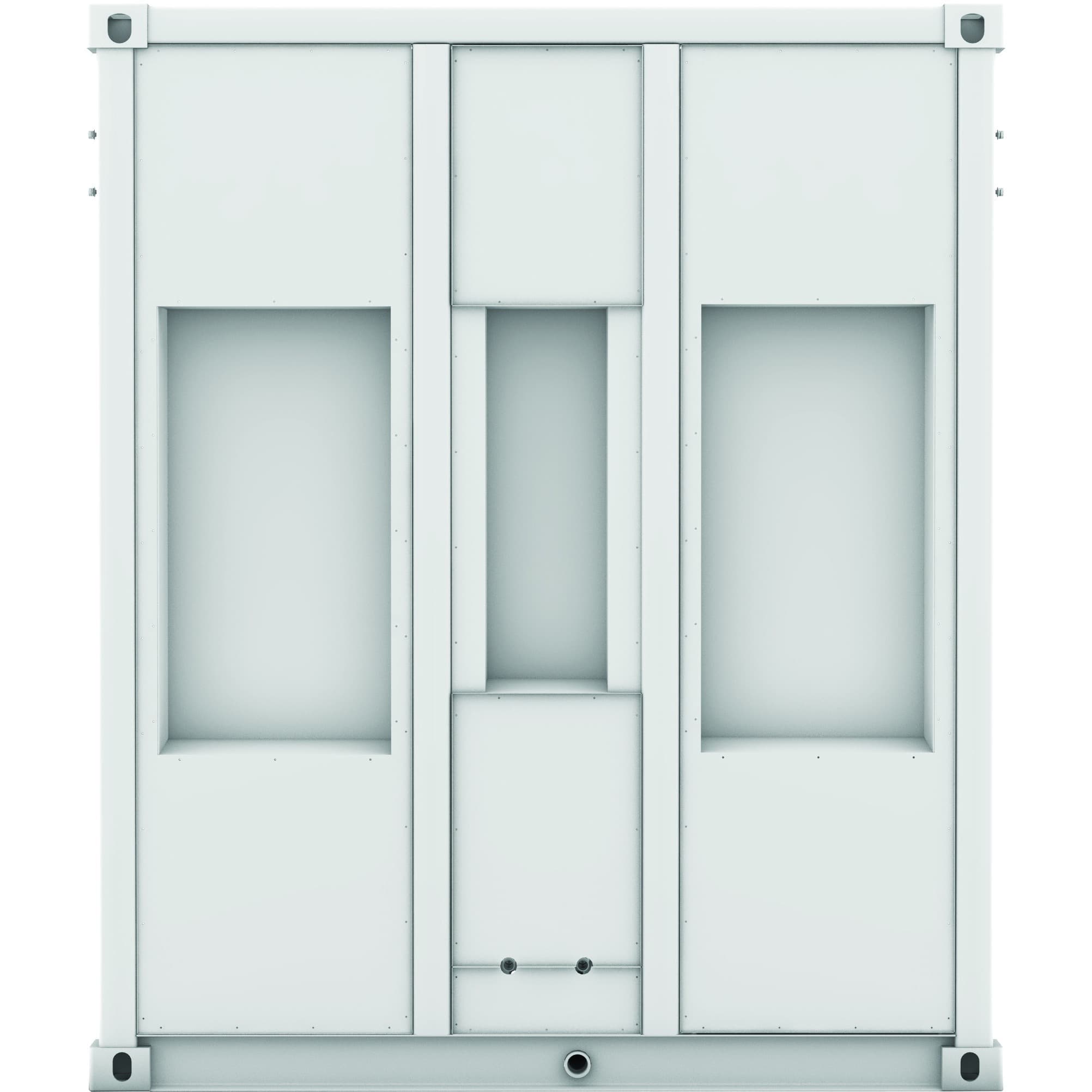 APC SCHNEIDER ELECT IT DIRECT SHIP ECOBREEZE FRAME 40FT 12M 480/3/60 VAC 7 MODULES INSTALLED view 6