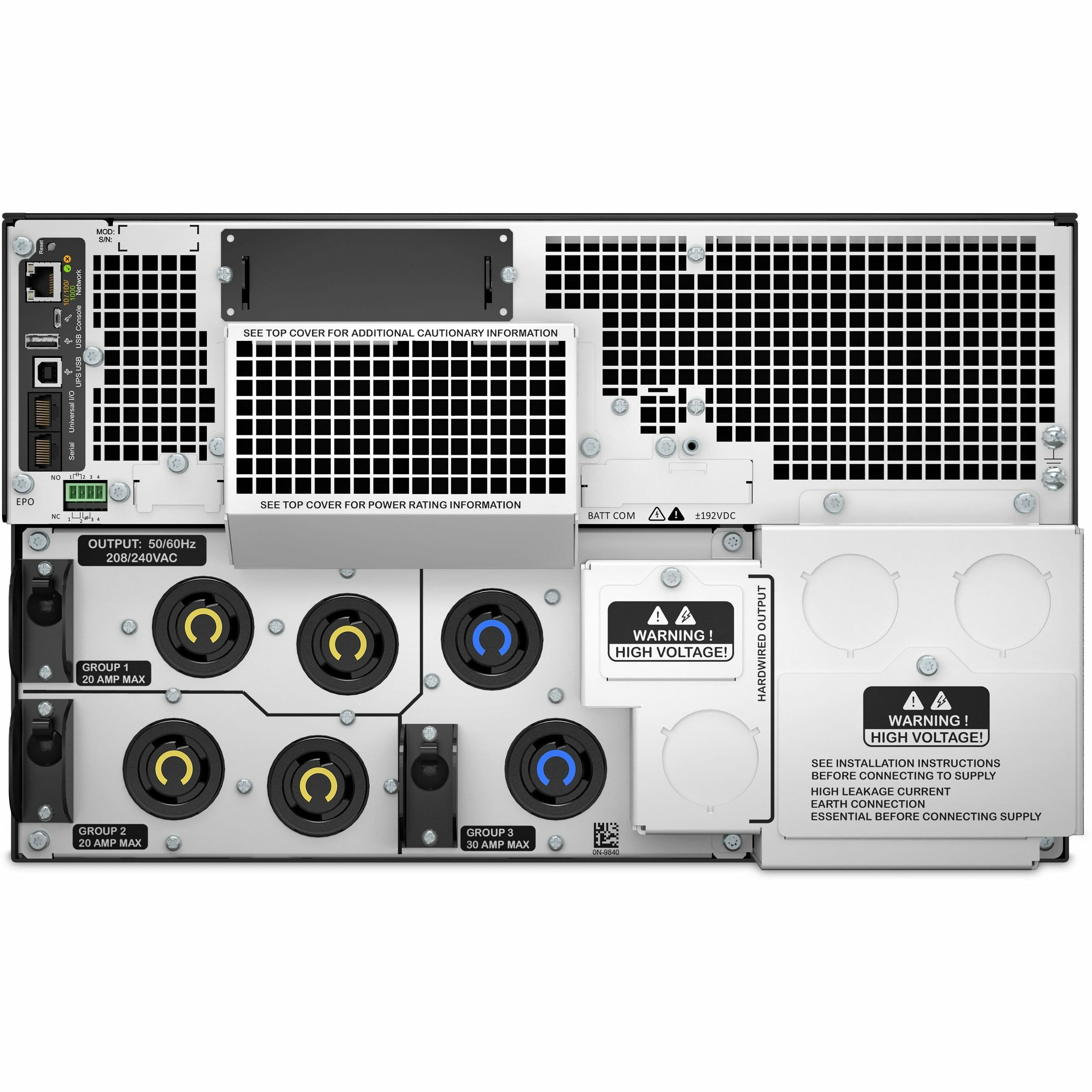APC Smart-UPS SRT 10000VA RM 208V rack-mount UPS for 208 V enterprise power protection
