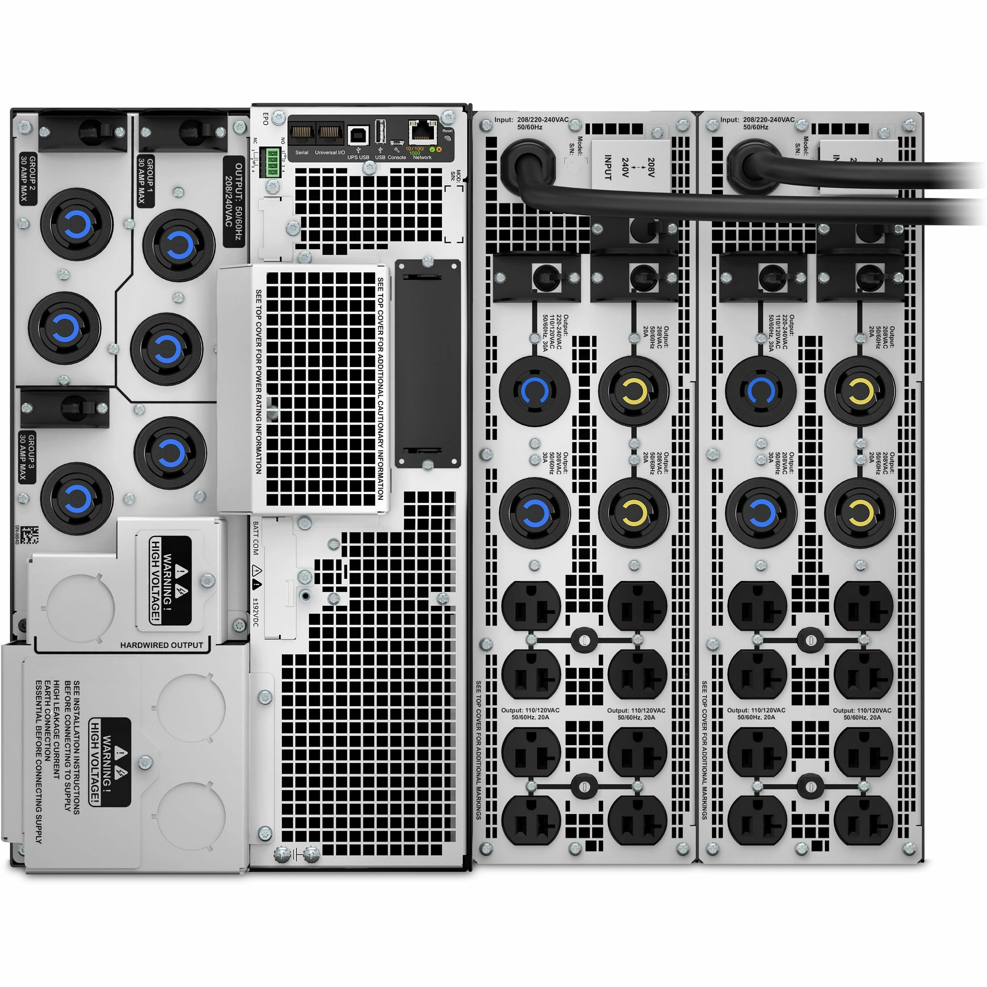 APC Smart-UPS SRT10KXLT-5KTF2 rack-mount online UPS with two step-down transformers