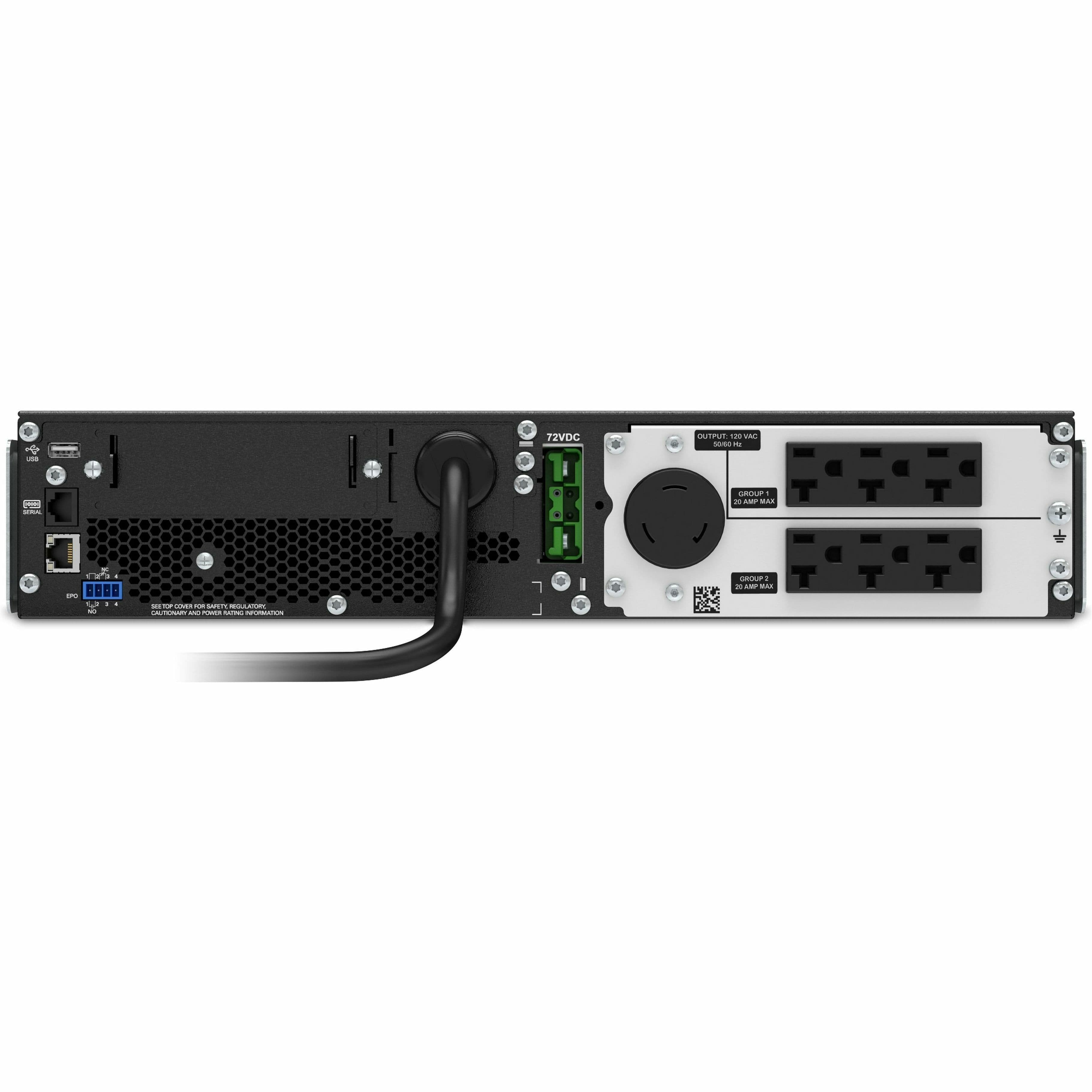 APC Smart-UPS SRT 2200VA 120V TAA rack-mount online UPS for critical IT equipment