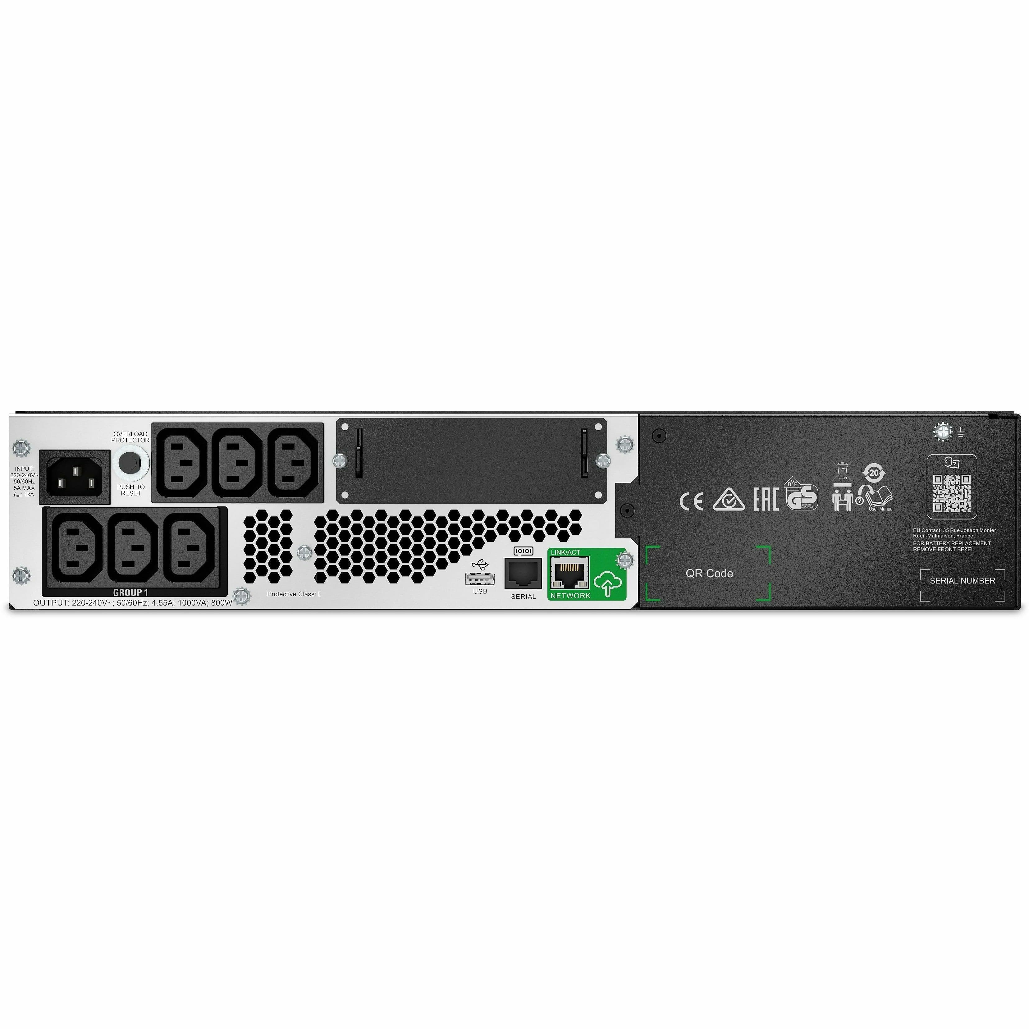 APC Smart-UPS Lithium Ion short-depth 2U rack-mount UPS with SmartConnect for 230 V environments