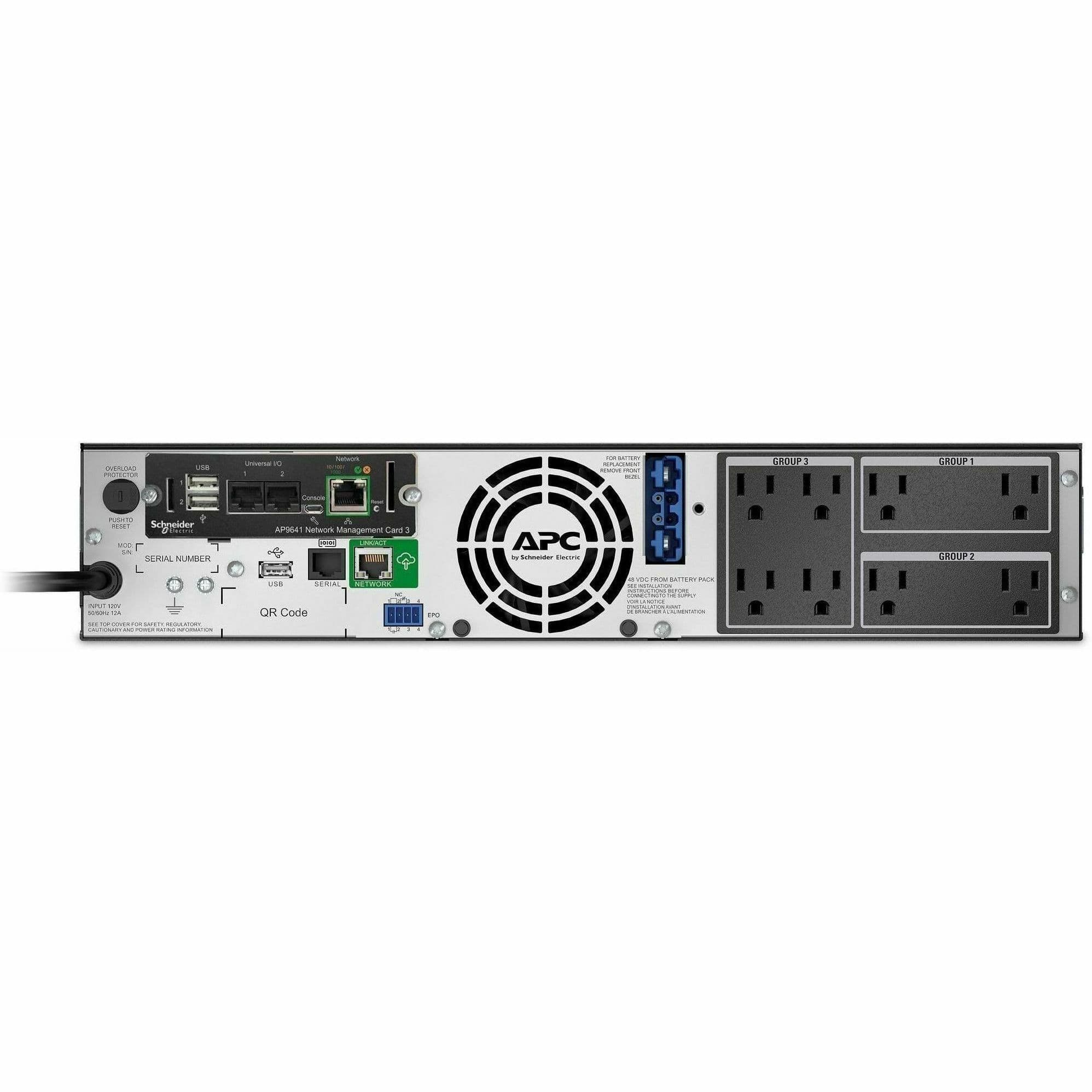 APC Smart-UPS X 1500VA rack-mount UPS for enterprise server and network protection
