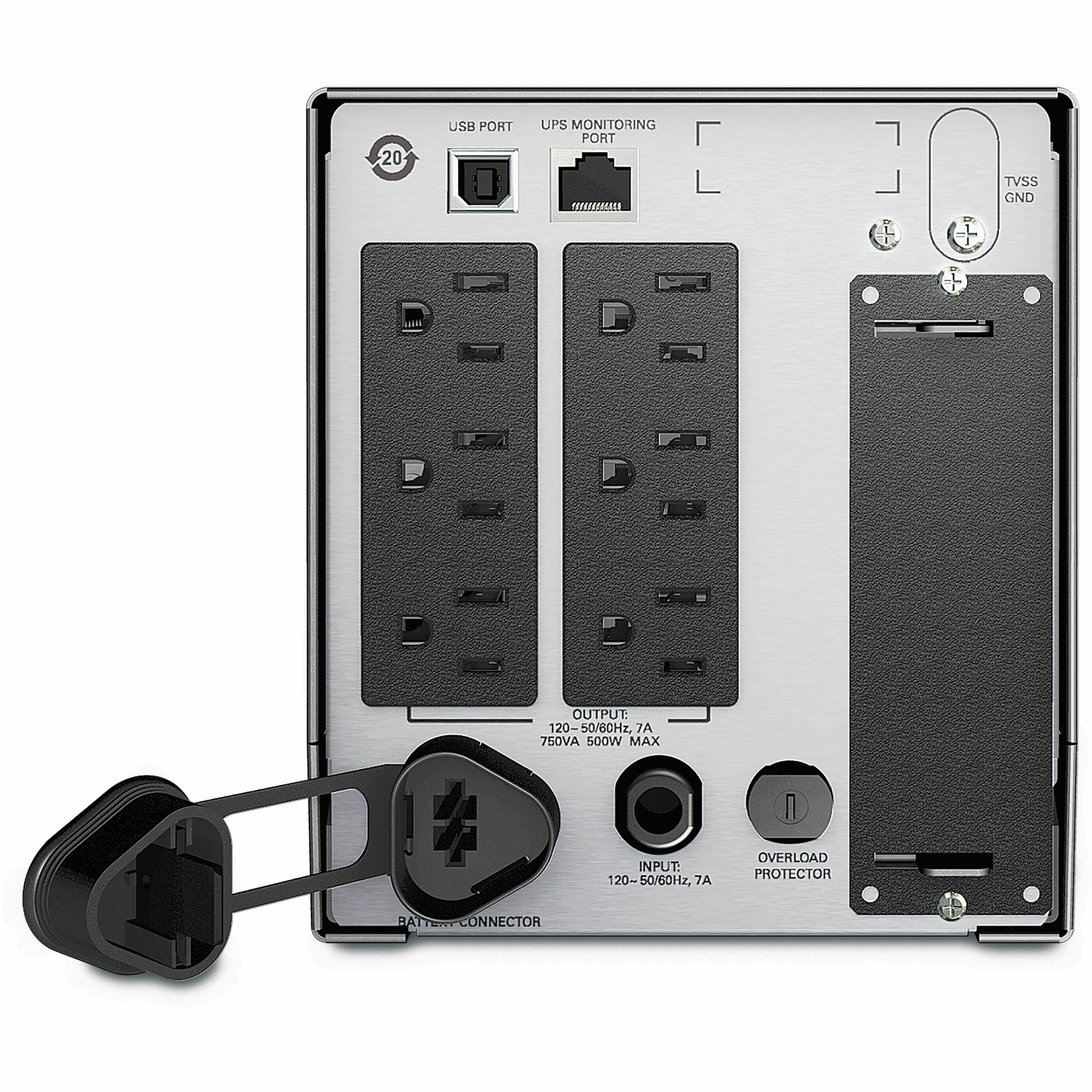 APC Smart-UPS Shipboard SMT750X93 desktop UPS for marine and transportation power protection