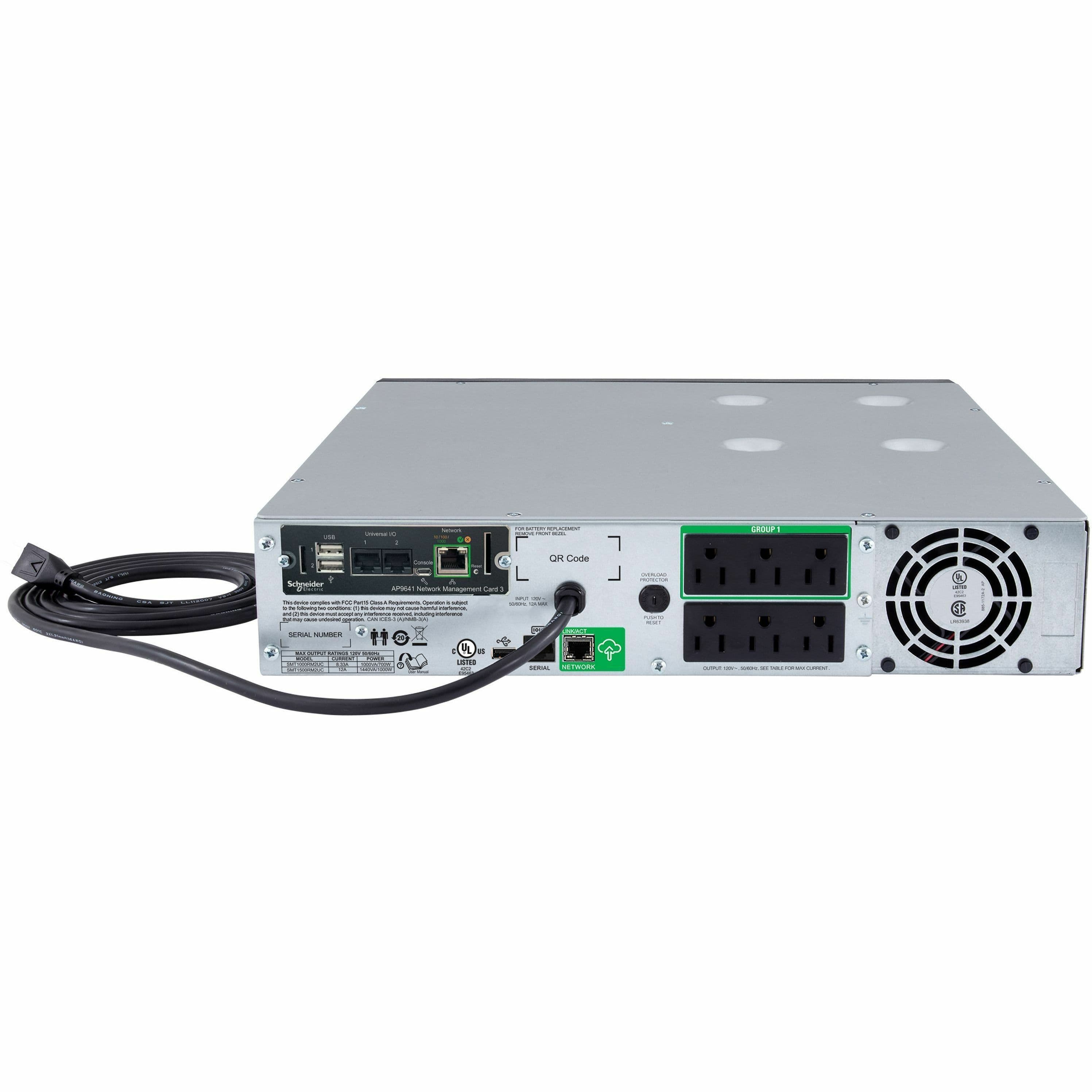 NEW APC SMART-UPS 1500VA RM 120V W SMARTCONNECT AND NETWORK CARD view 6