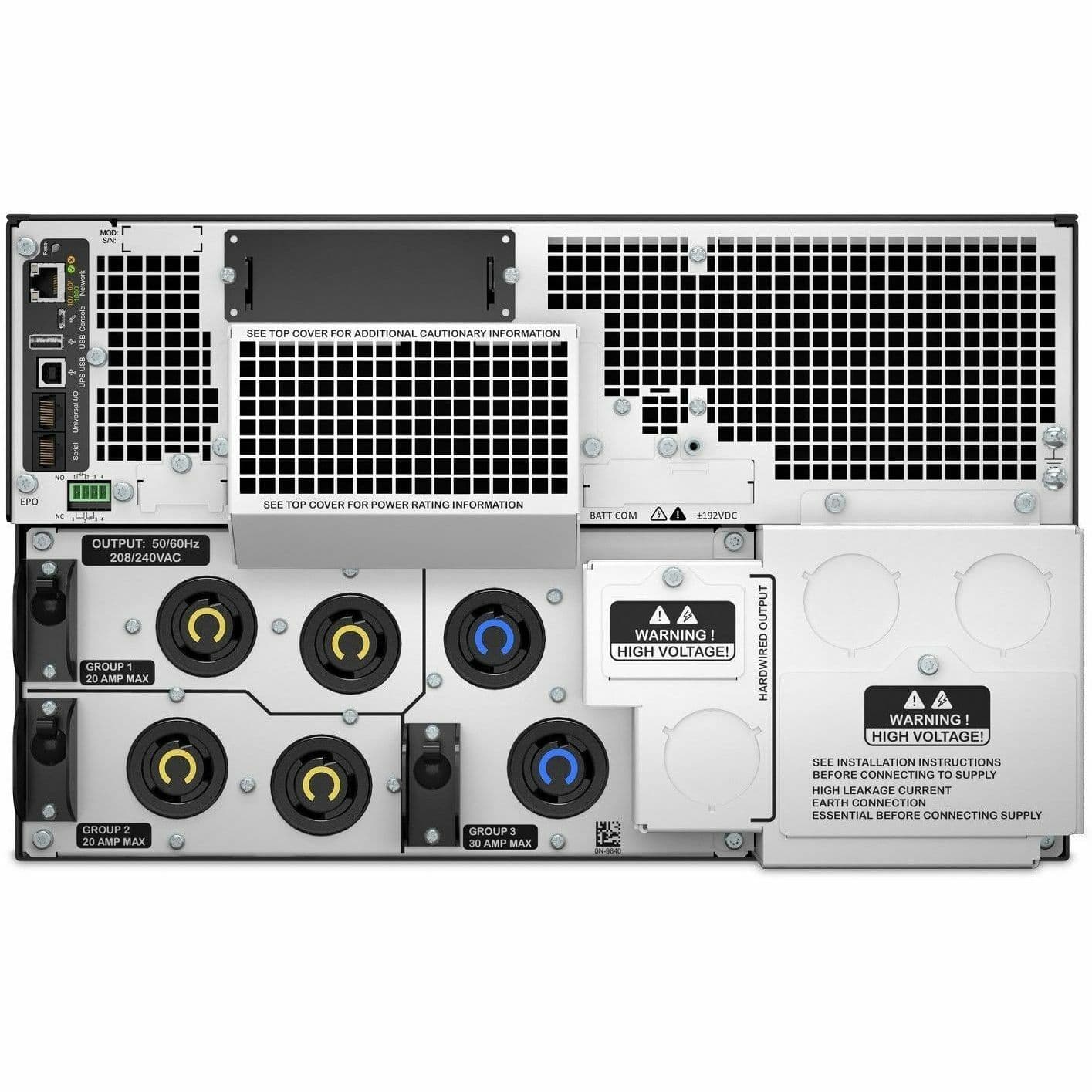 TAA Smartups 10kVA RM 6U 208V view 4