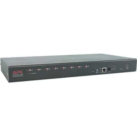APC AP5201 8-port multi-platform analog KVM switch for rack server management