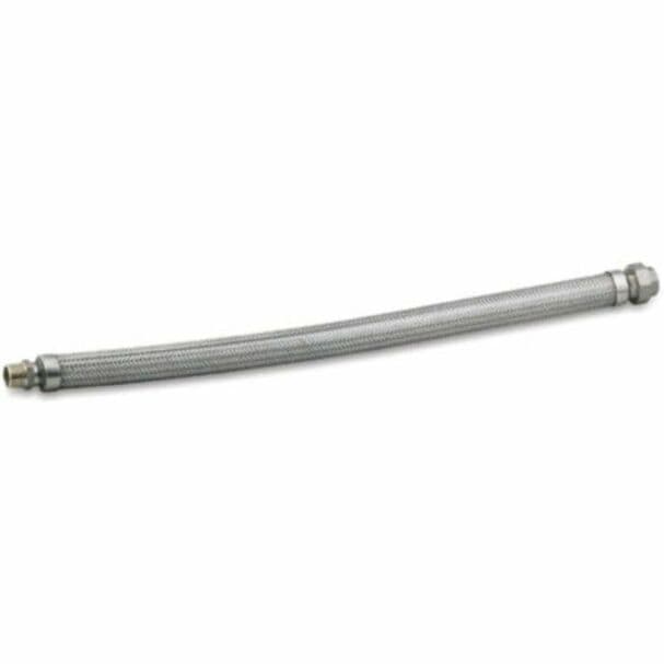 APC 6 ft stainless flex pipe kit with 1 MPT to 1 FPT union for chilled-water in-row cooling