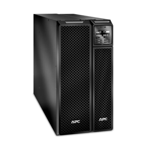 APC SRT3000XLT-5KTF rack-mount online UPS with 3,000 VA capacity and mixed NEMA outlets