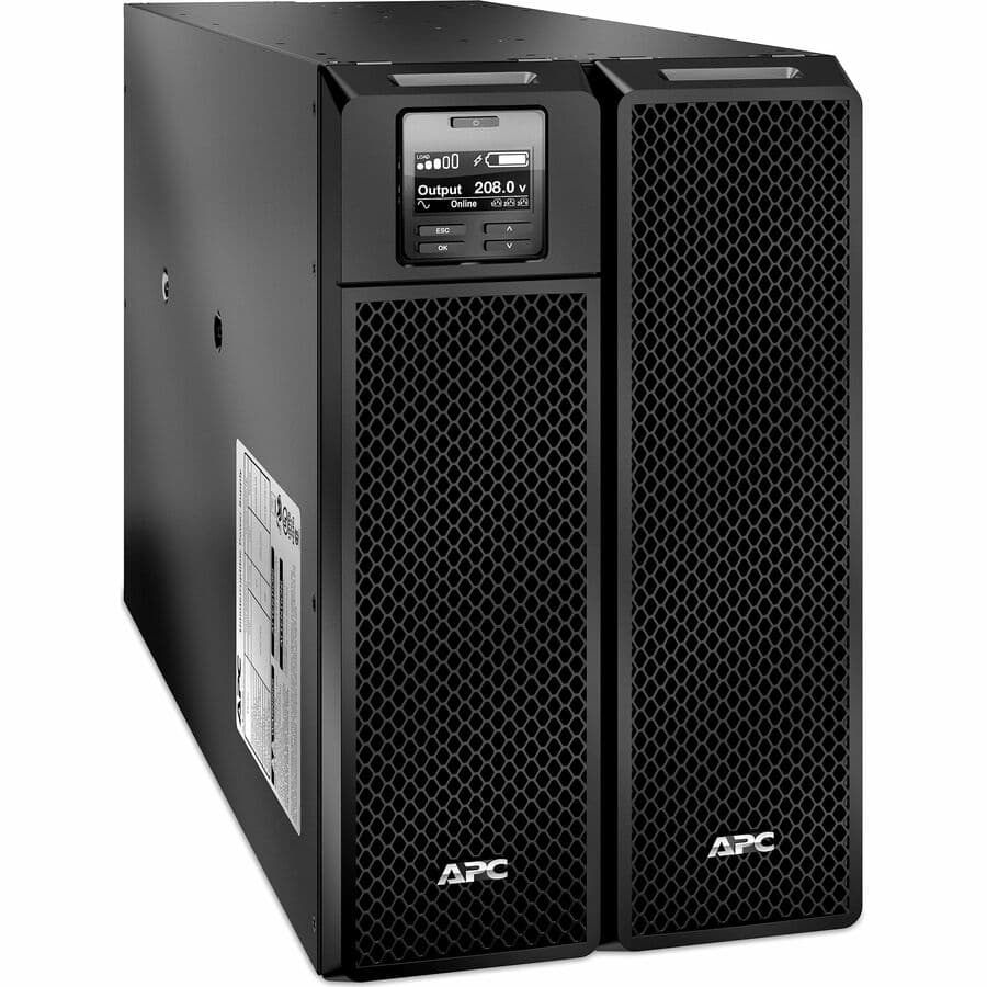 APC Smart-UPS On-Line SRT8KXLTUS 8,000 W rack/tower UPS with 208 V input and L6-20R and L6-30R outlets