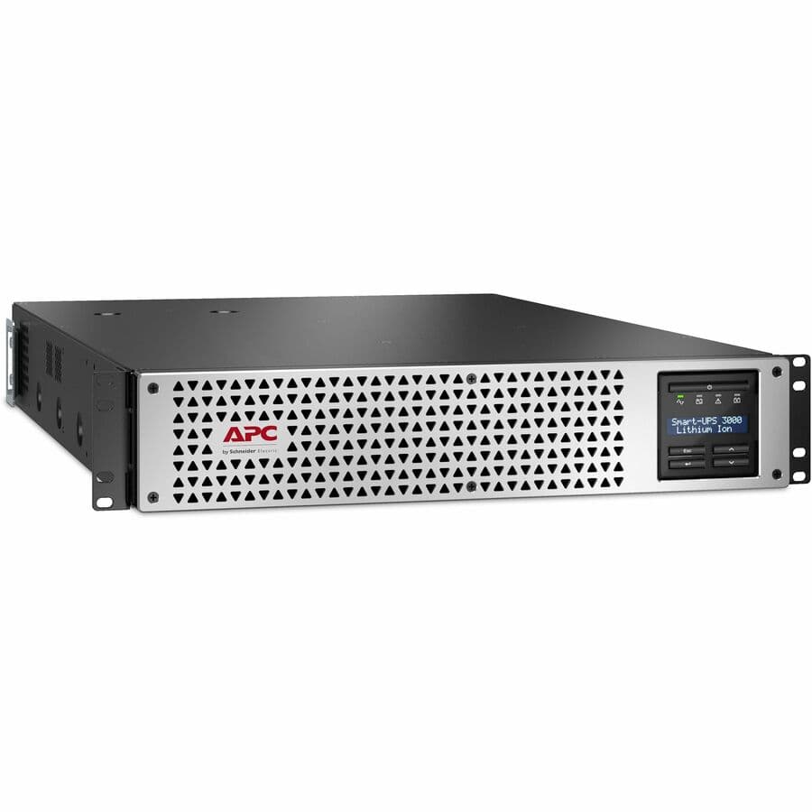 APC Smart-UPS Lithium-Ion 3000VA 2U rack-mount UPS with SmartConnect, network card, and mixed NEMA outlets