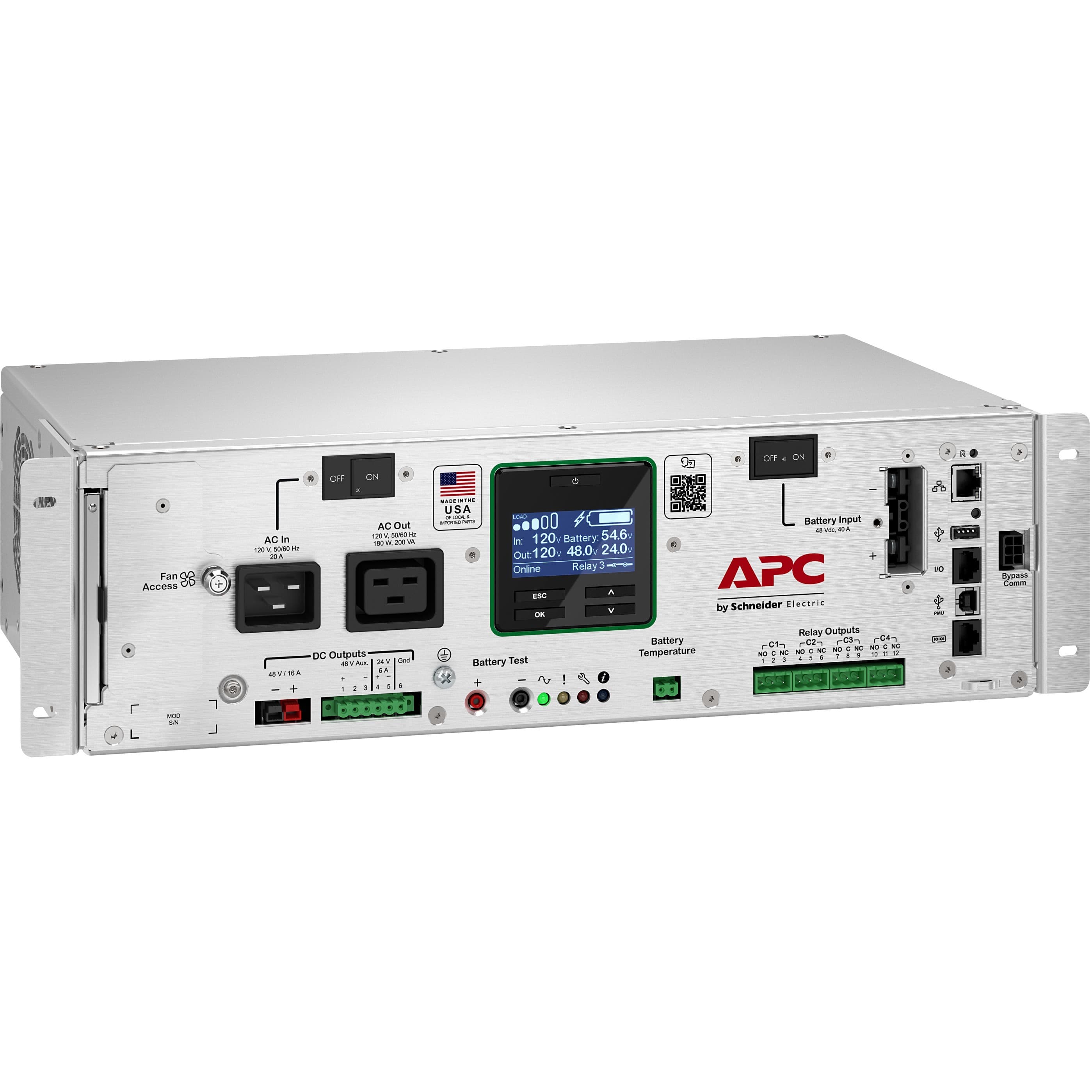 APC secure UPS power management unit, 1,900 W, 115/120 VAC desktop UPS