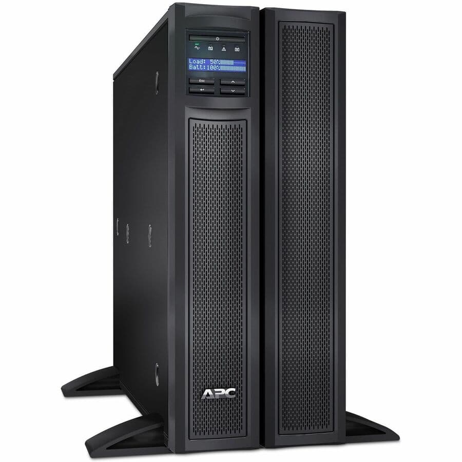 APC Smart-UPS X 3,000 VA rack/tower UPS with LCD display and network card