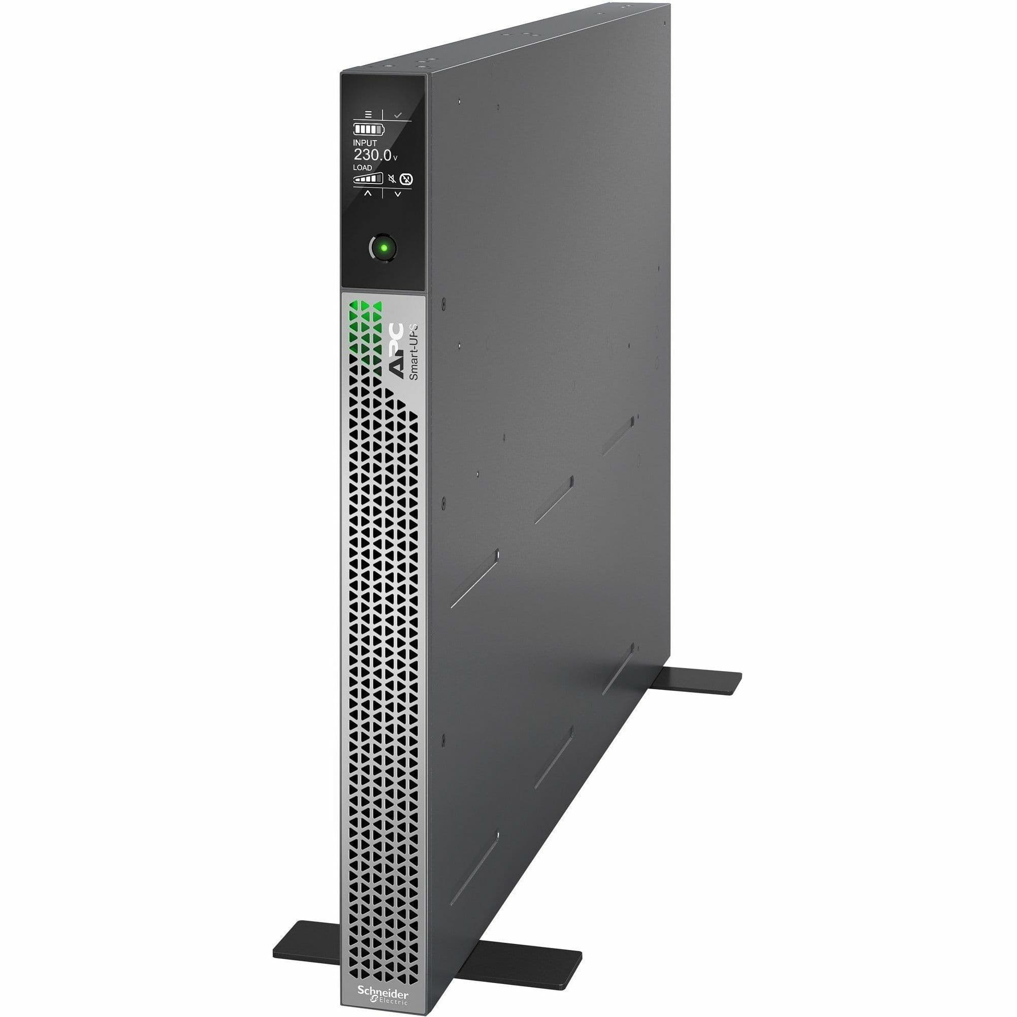 APC SmartUPS Ultra 2200VA lithium-ion 1U rack mount UPS with embedded network management card