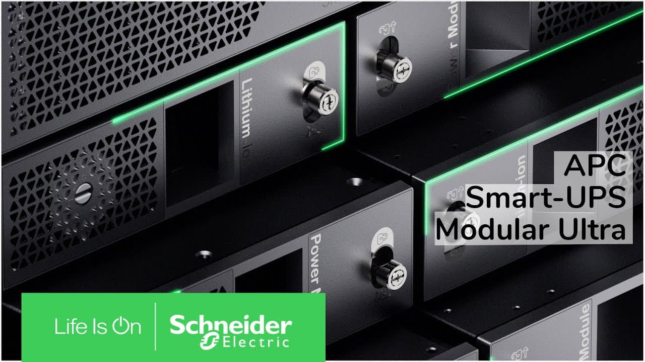 Smallest. Lightest. Most powerful. APC Smart-UPS Modular Ultra 5 - 20kW.