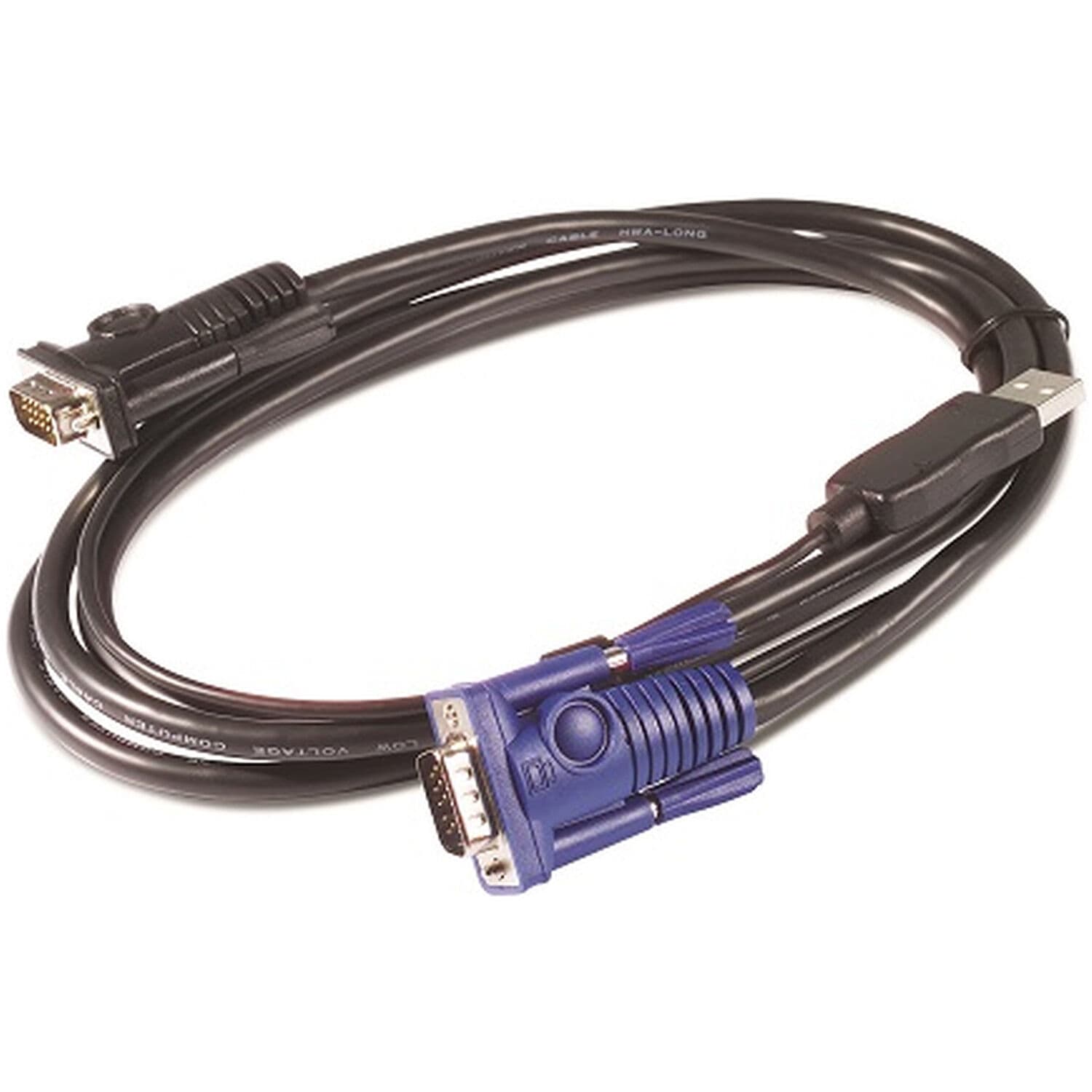 APC AP5257 KVM Cable, HD-15 to USB Type A | KVM, Specialty Cable