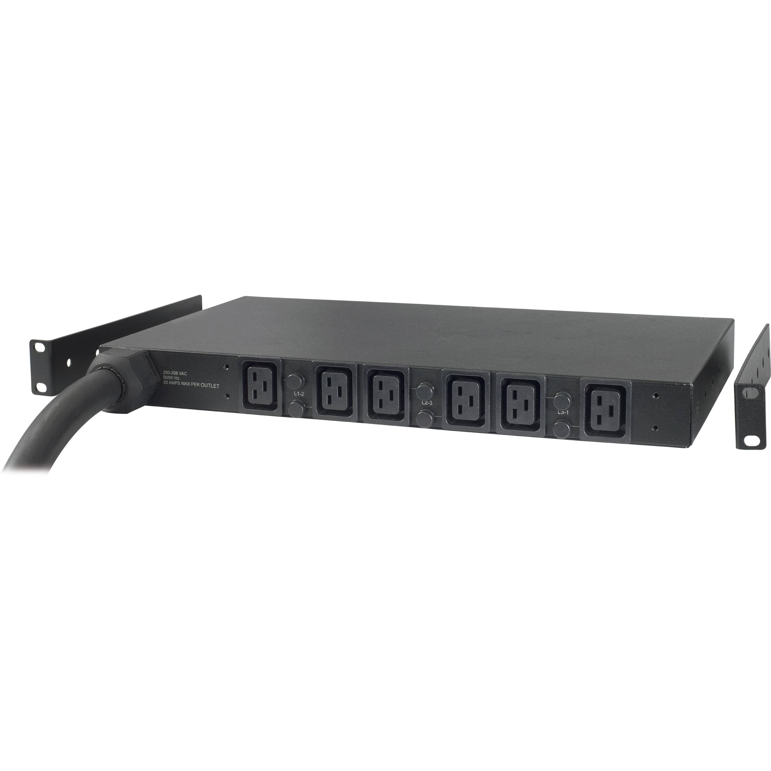 Rack Pdu, Basic, 1u, 22kw, 400v, (6) C19