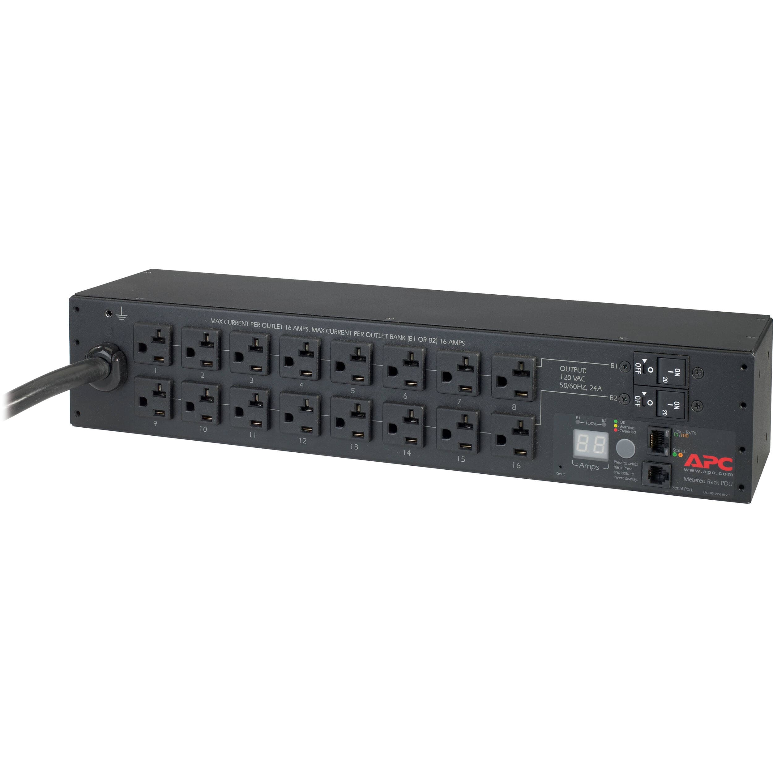 Rack PDU Metered 2U 30A 120V view 4