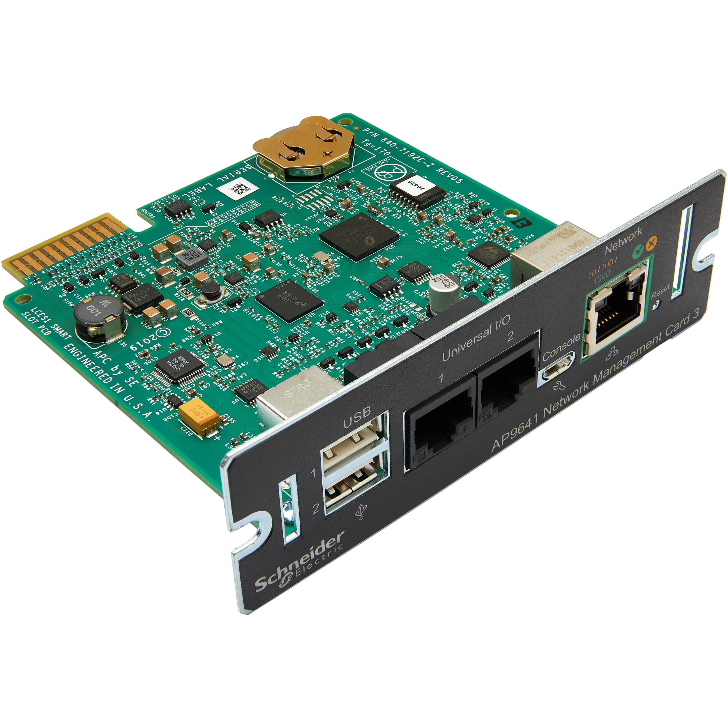 APC AP9641 UPS Network Management Card with environmental monitoring and remote management