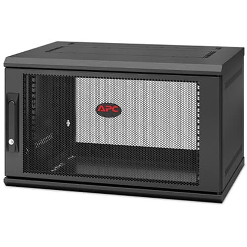 AR106SH4 - APC NETSHELTER 6U WALLMOUNT RACK ENCLOSURE CABINET SINGLE HINGED SWIT view 2