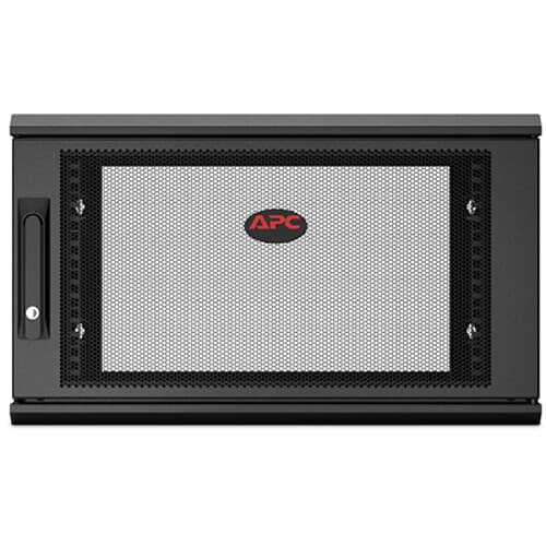 AR106SH4 - APC NETSHELTER 6U WALLMOUNT RACK ENCLOSURE CABINET SINGLE HINGED SWIT view 3