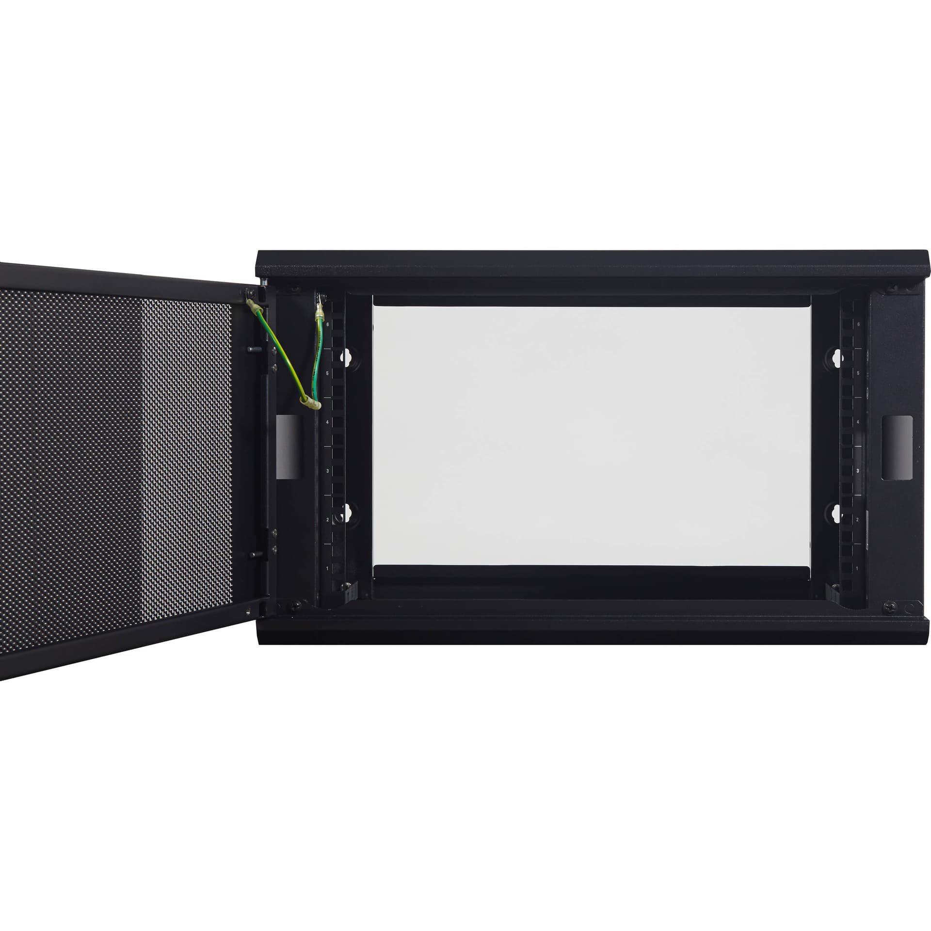 Apc Netshelter 9u Wallmount Rack Cabinet Single Hinged Switch Depth Unassembled