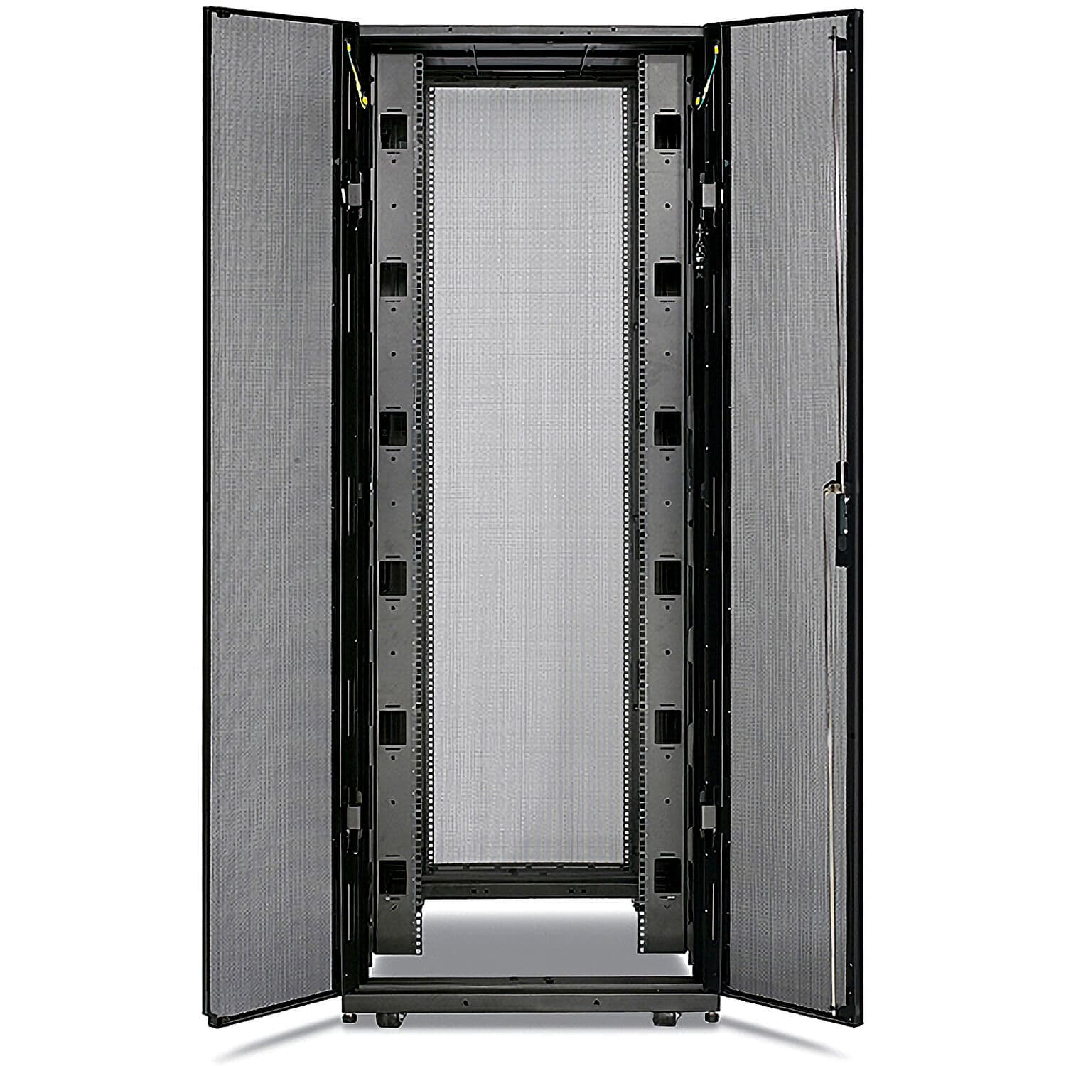 NETSHELTER SX 48U 750MM WIDE X 1200MM DEEP ENCLOSURE WITHOUT SIDES BLACK view 2