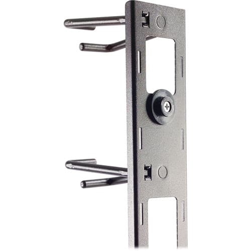 APC AR8442 vertical cable organizer for NetShelter VX channel with 0U rack-space design