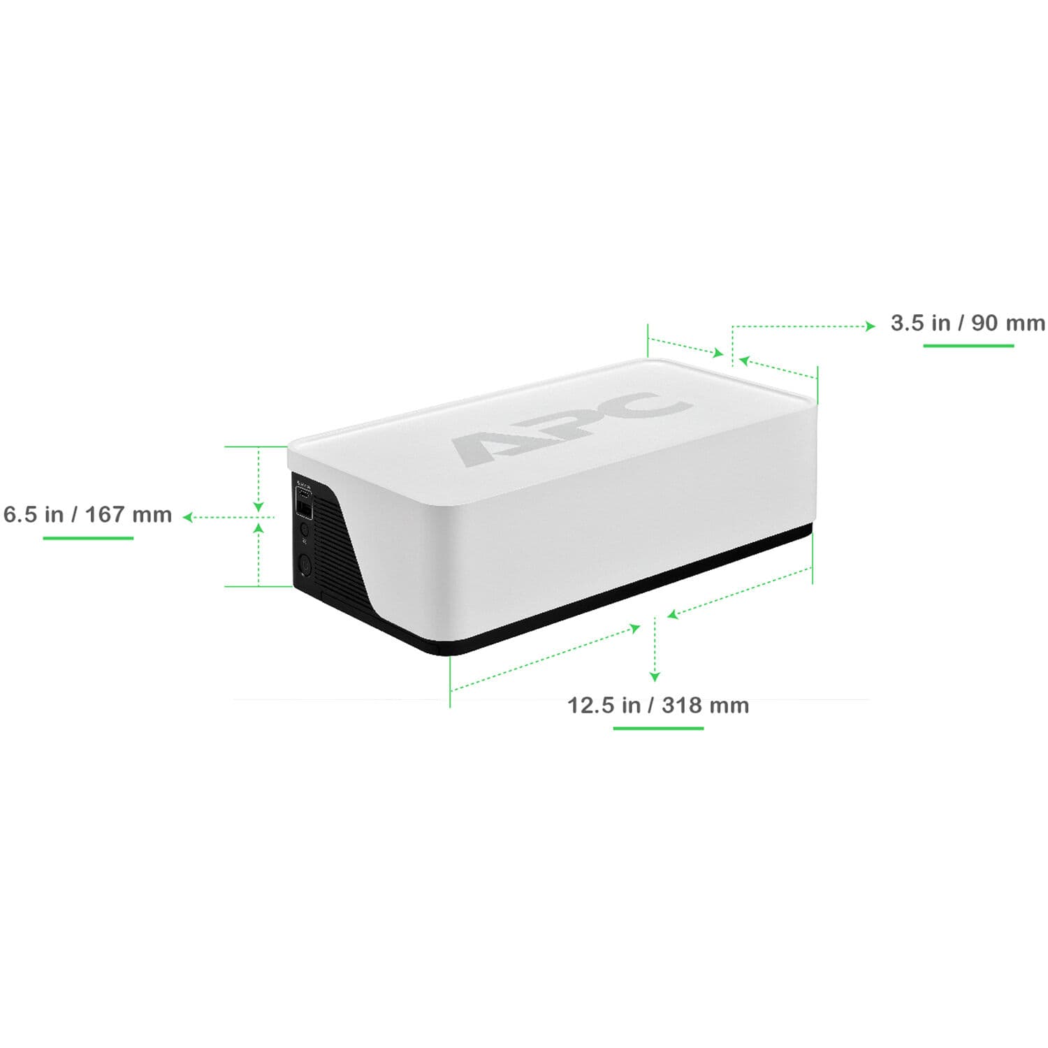 APC Back-UPS BE1050G3 desktop UPS with 8 outlets and 120 V battery backup