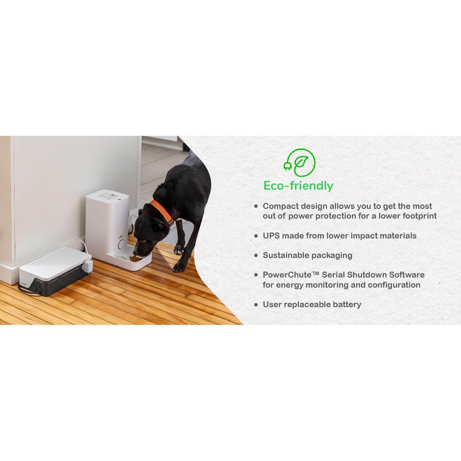 APC Back-UPS BE1050G3 desktop UPS with 8 outlets and 120 V battery backup