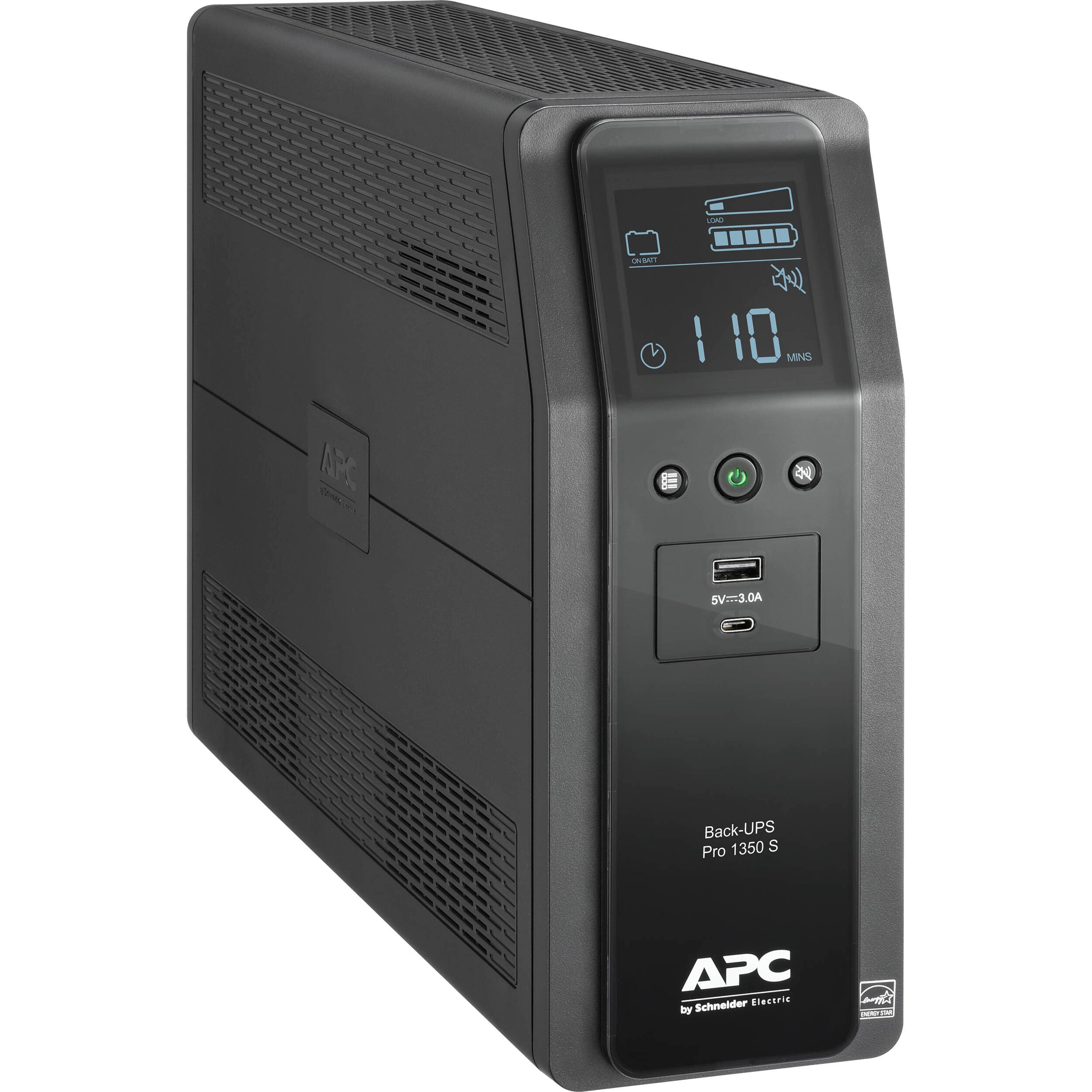 APC Back-UPS BR1350MS tower UPS with 10 outlets and 120V battery backup protection
