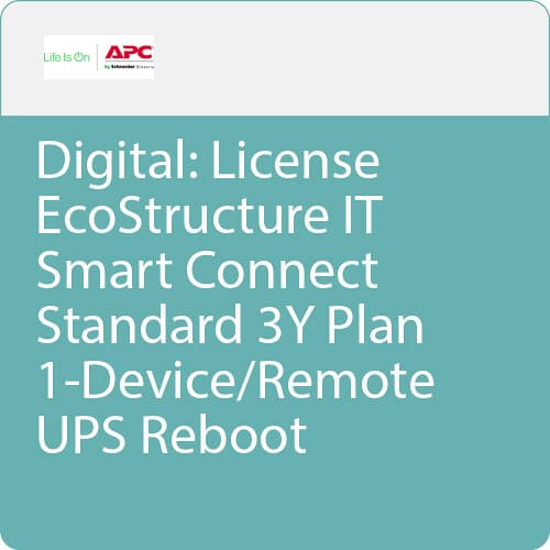 SUBSCRIPTION, ECOSTRUXURE IT SMARTCONNECT, STANDARD 3Y PLAN, 1 DEVICE, REMOTE UP