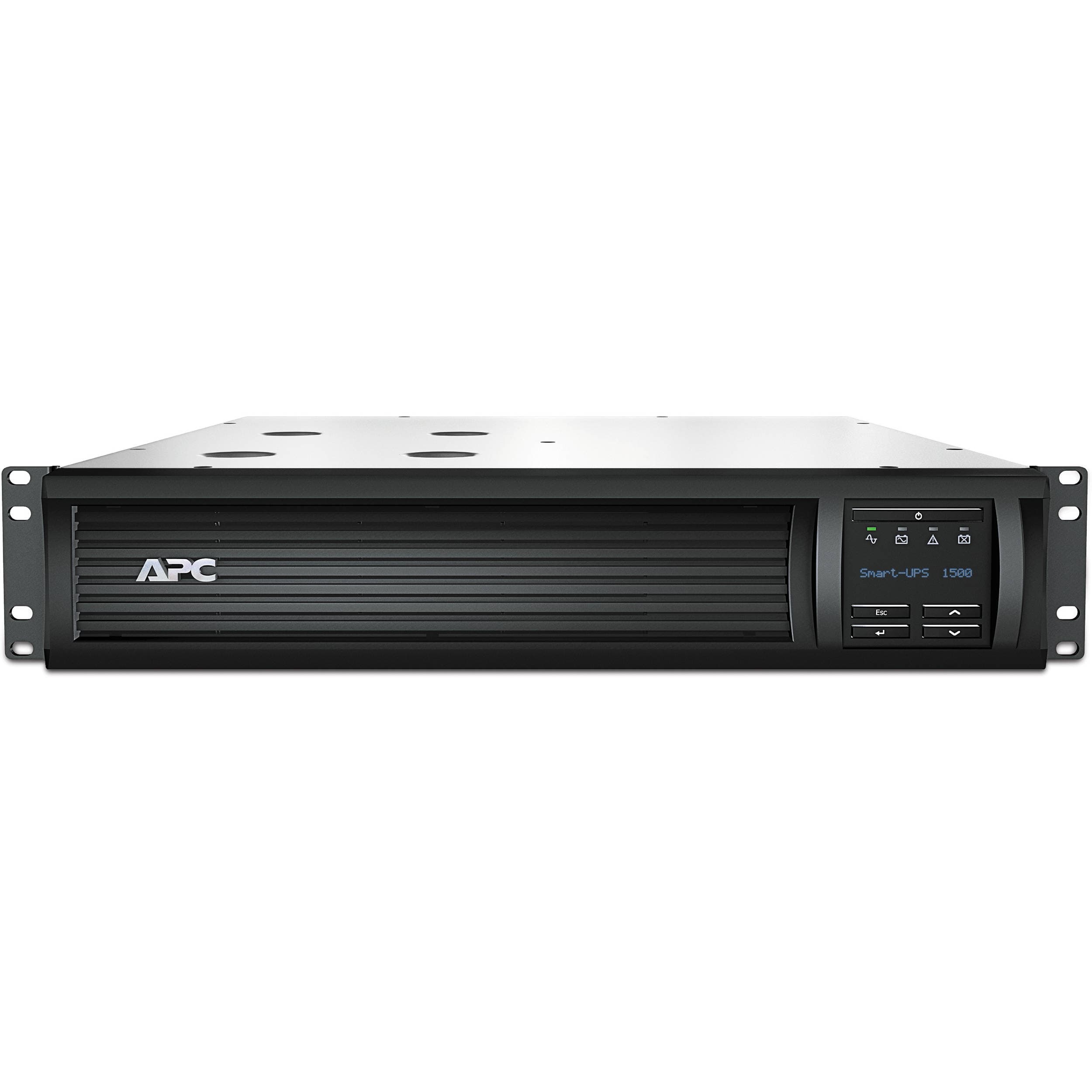 APC Smart-UPS 1500VA LCD rack mount 2U 120V UPS with L5-15P input