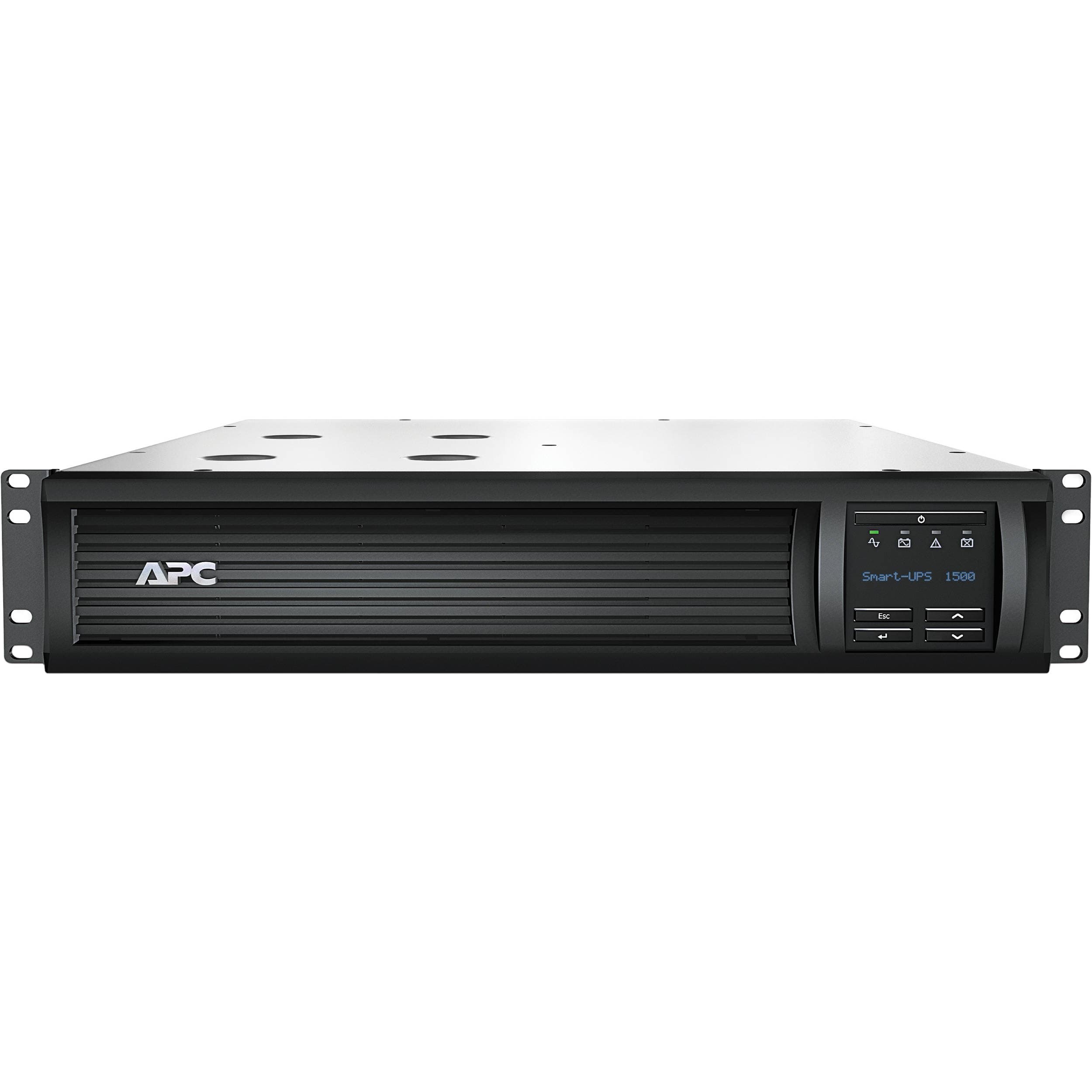 APC SMT1500RM2UC Smart-UPS 1500VA LCD 2U rack mount 120V with SmartConnect