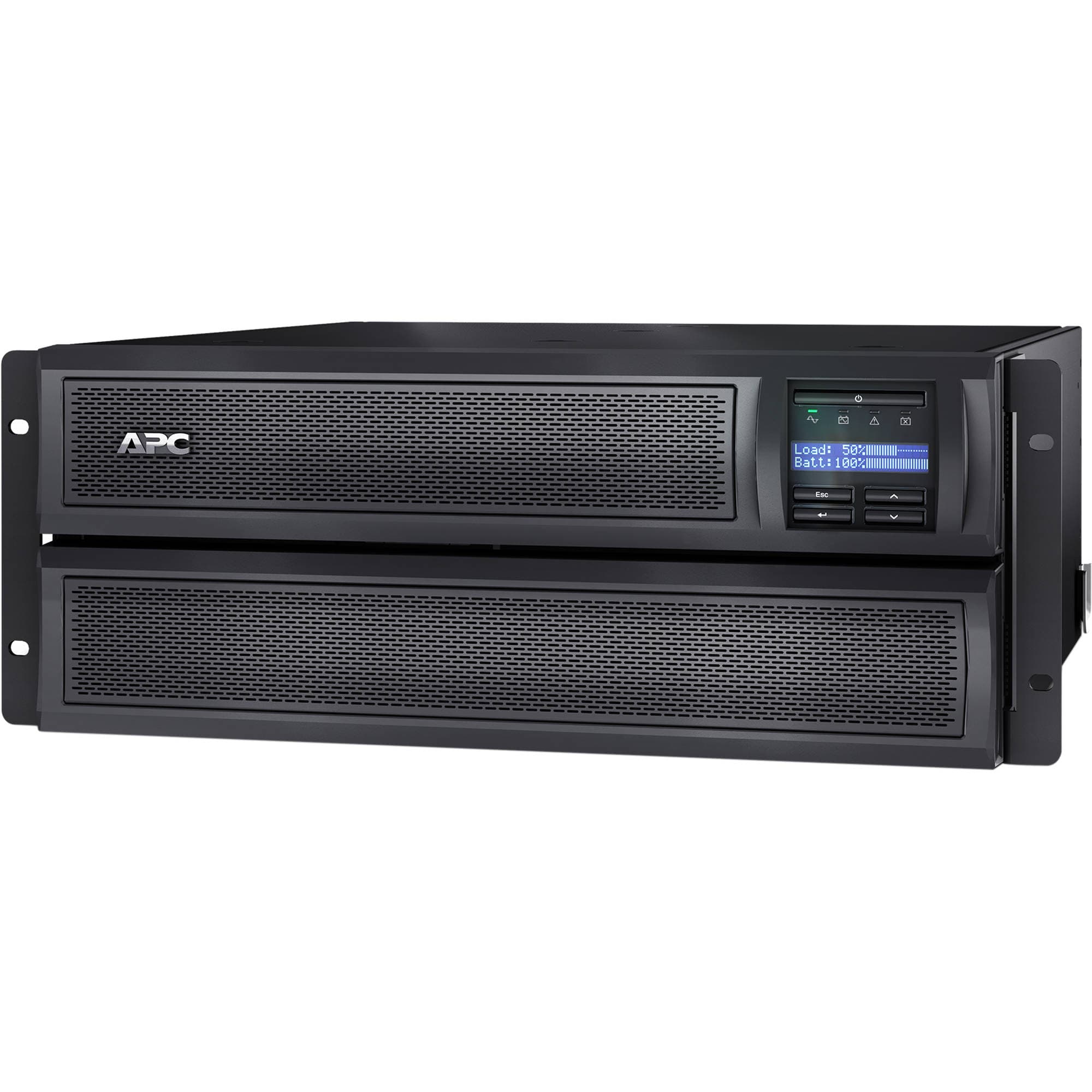 APC Smart-UPS X 3000VA short-depth convertible UPS with LCD and network card for rack or tower deployment
