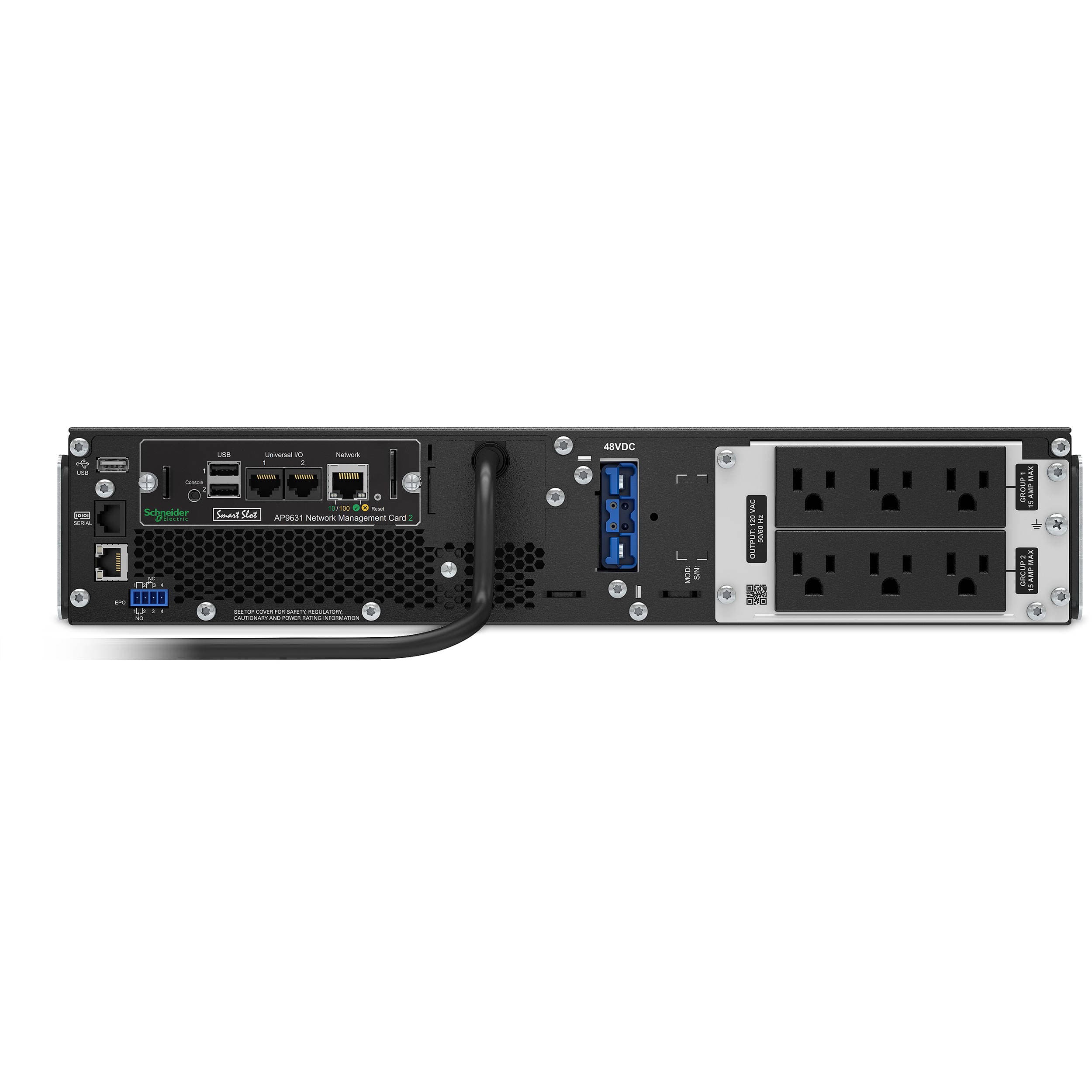 APC Smart-UPS SRT1000RMXLA-NC 1,000 VA 120 V rack-mount online UPS