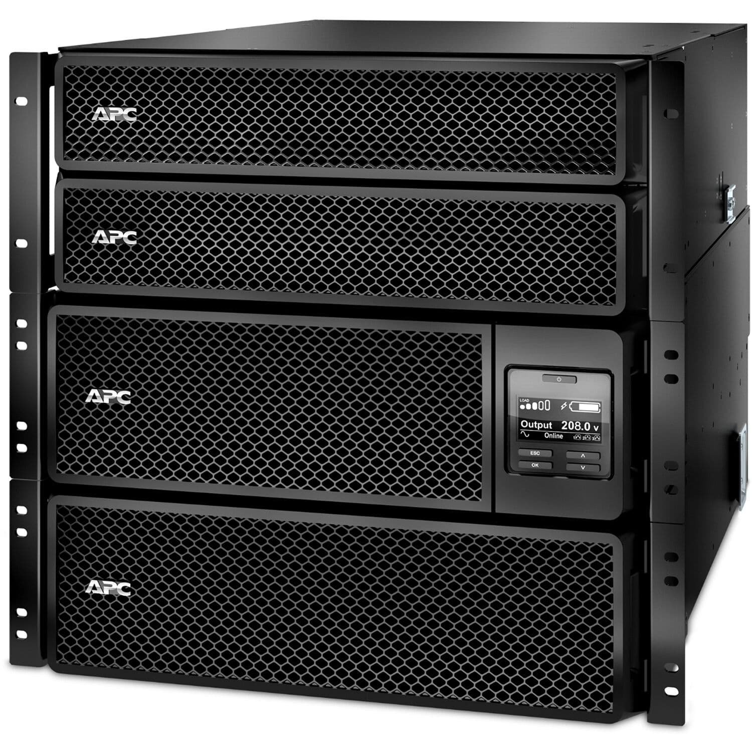 APC Smart-UPS SRT10KRMXLT-10KTF rack-mount online UPS with step-down transformer and network management