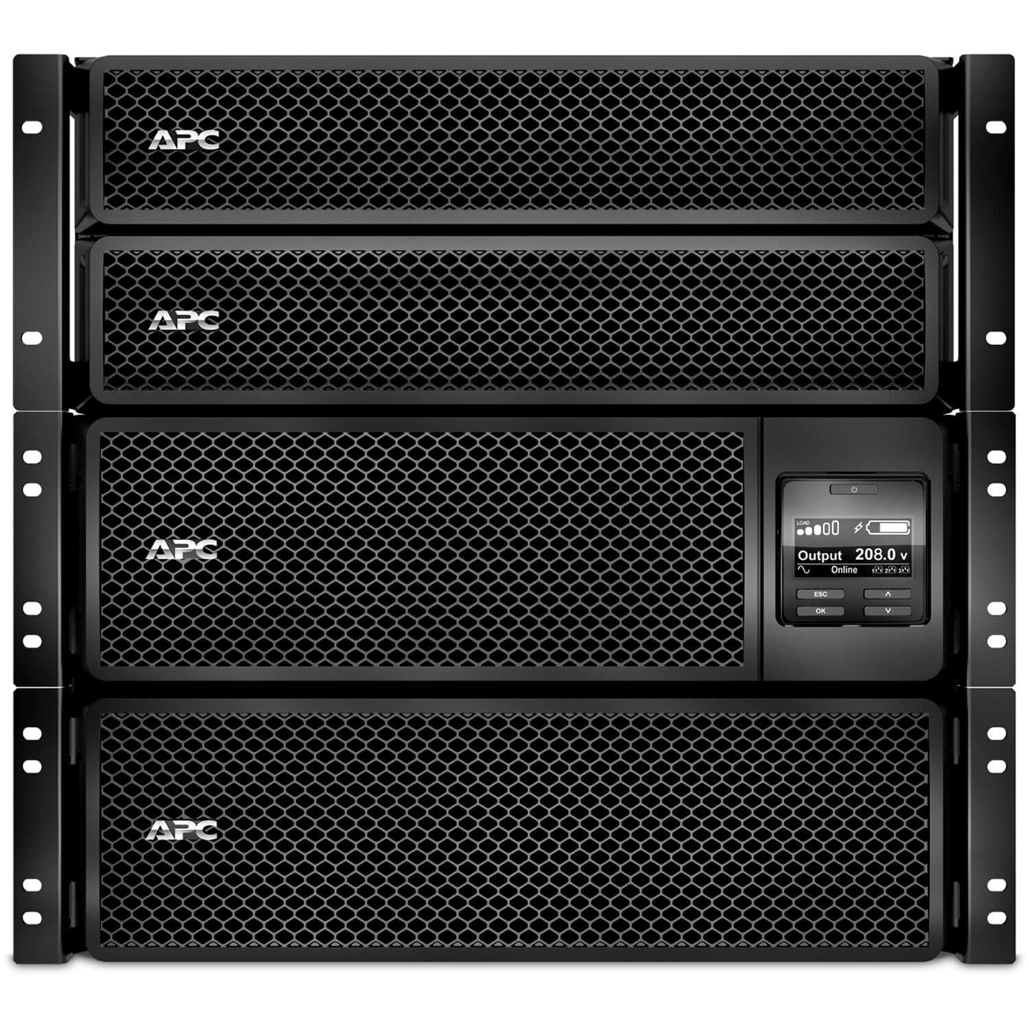APC Smart-UPS SRT10KRMXLT-10KTF rack-mount online UPS with step-down transformer and network management