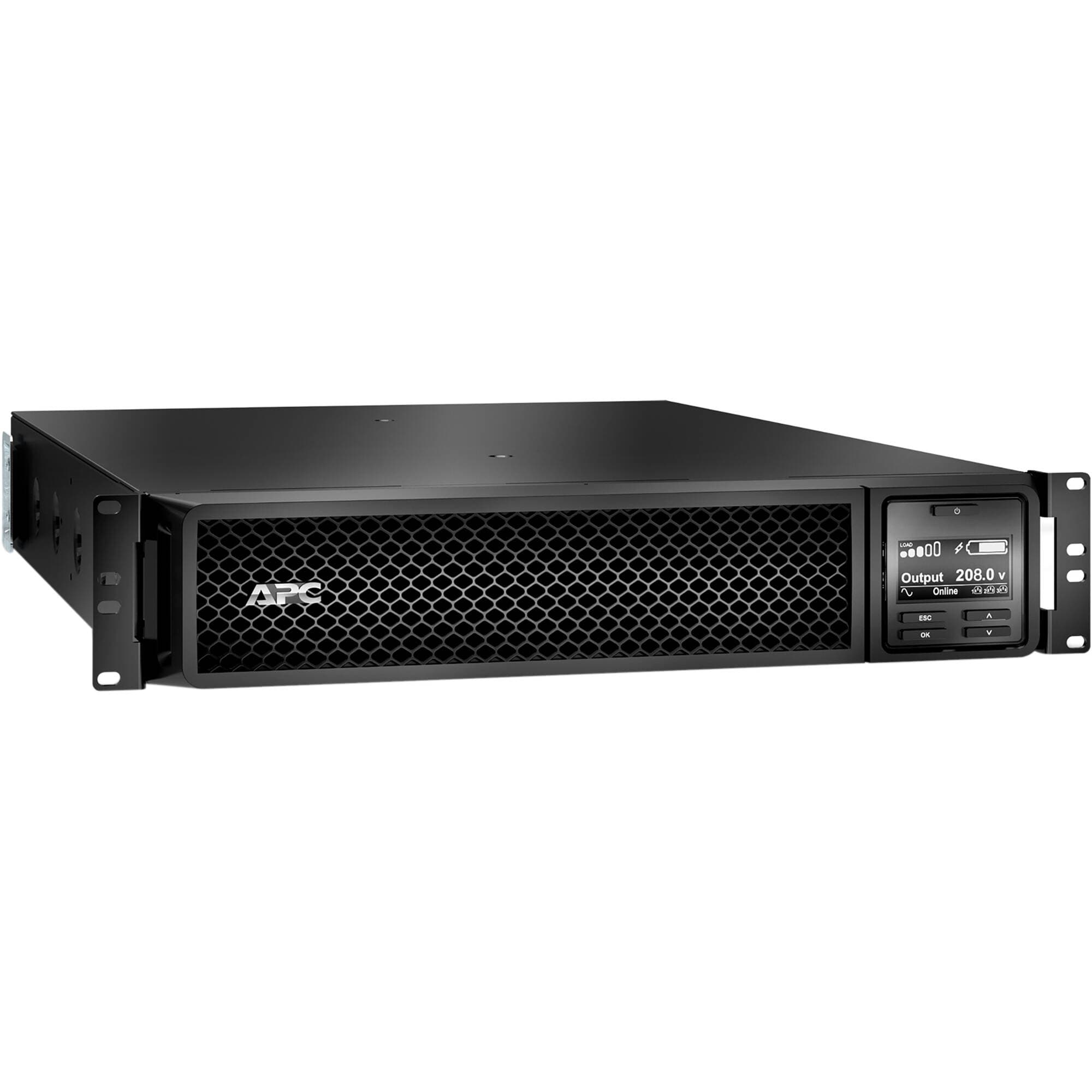 APC Smart-UPS SRT 3,000 VA 208V rack-mount online UPS with pure sine wave output