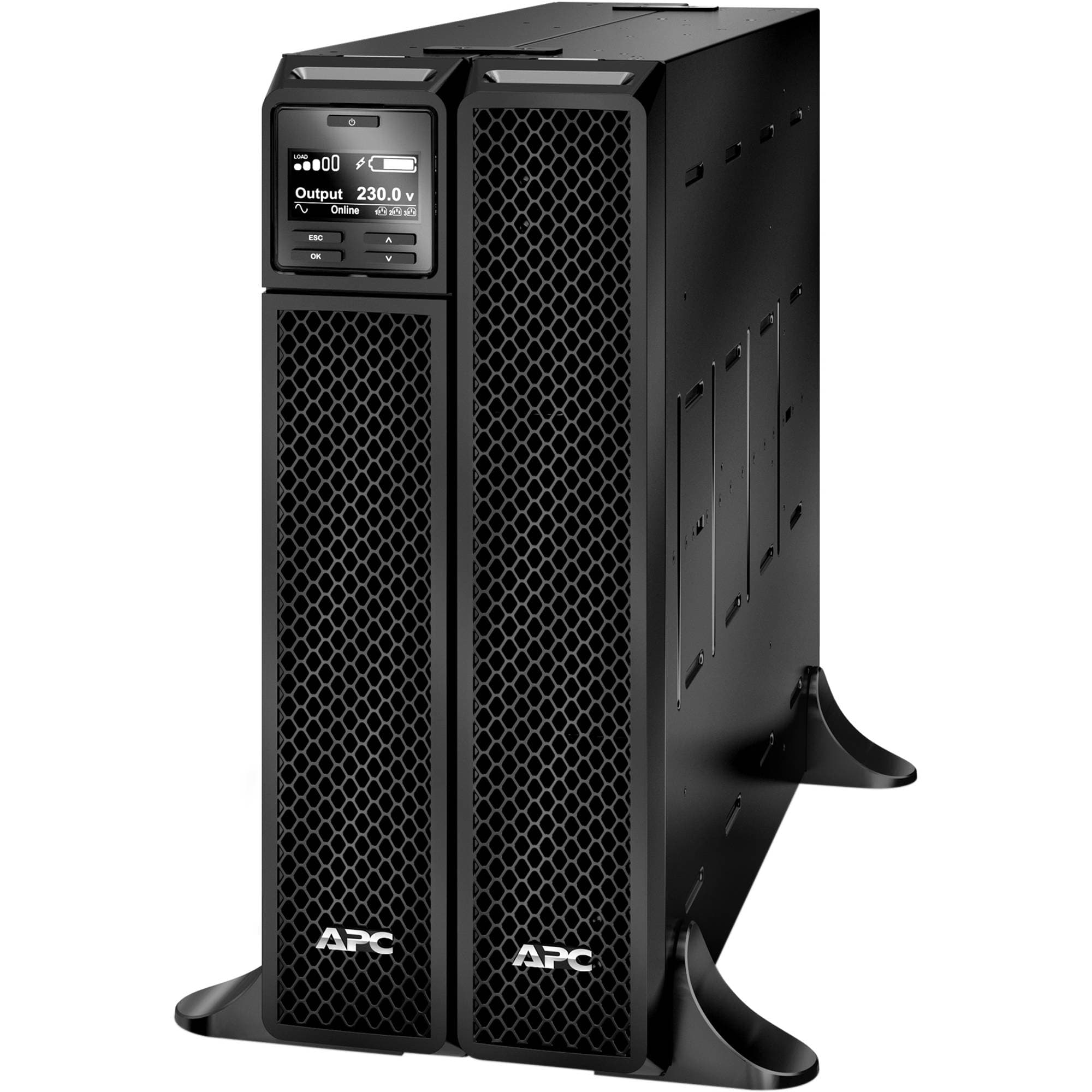 APC SRT3000XLI 3,000 VA 230 V online tower UPS for enterprise backup power