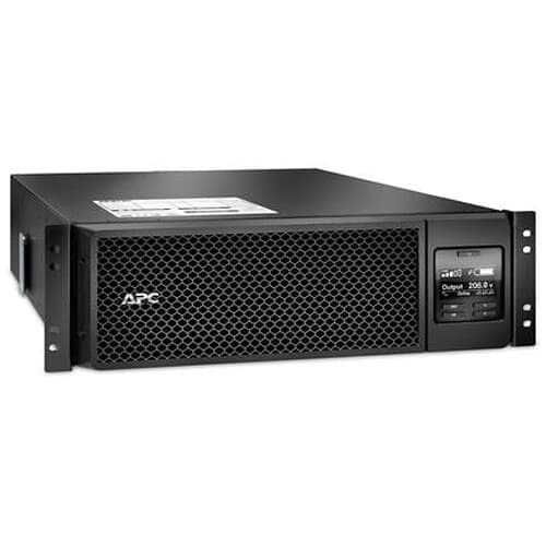 APC Smart-UPS SRT 5000VA RM 208V 3U rack-mount online UPS with 208 V input