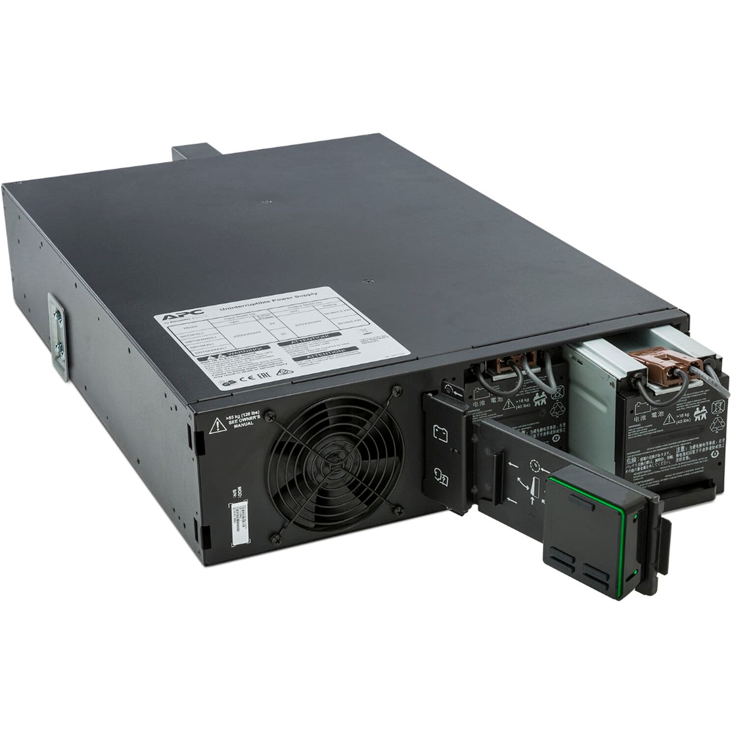APC Smart-UPS SRT 5,000VA 208V rack-mount online UPS with IEC outlets