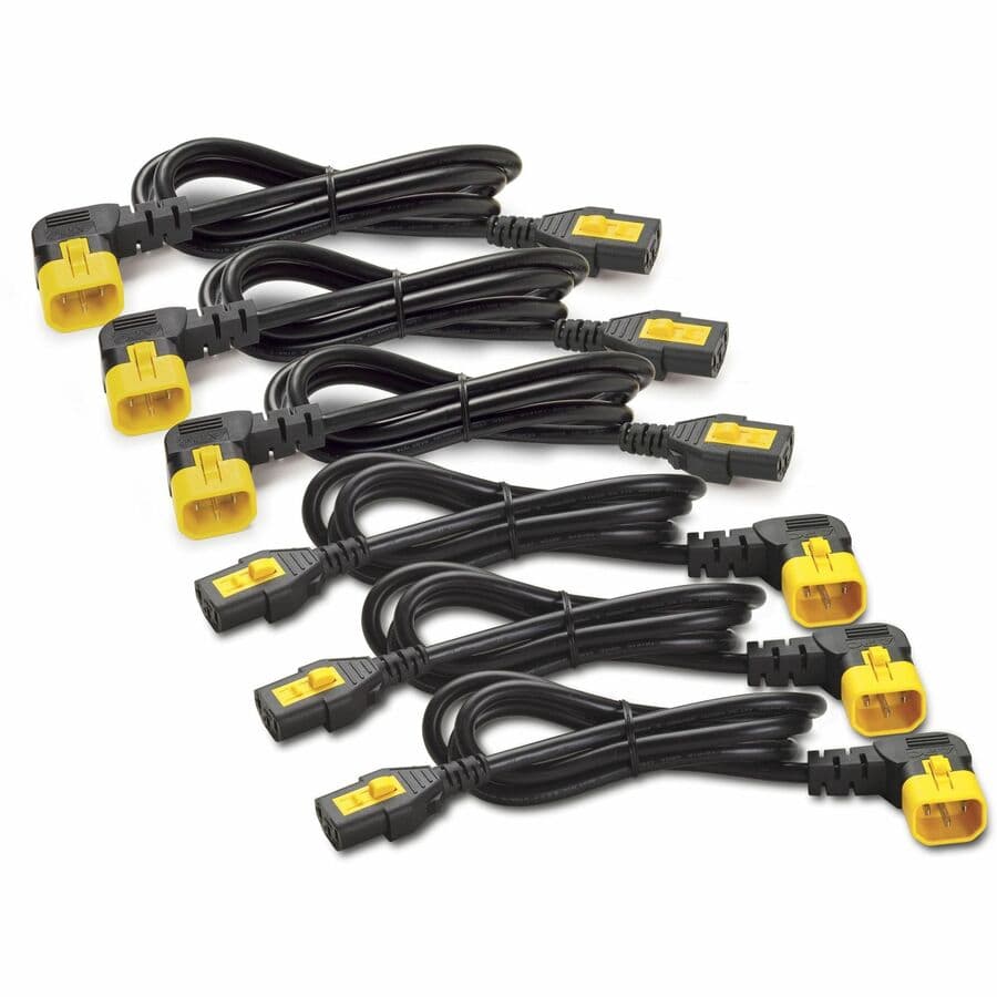 APC AP8704R-NA Locking C13 to C14 Power Cord Kit, 1.2 m | Rack Power