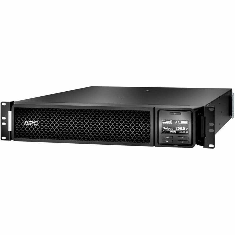 APC SRT3000RMXLT-NCUS 3,000 VA Online UPS | TAA, Rack/Tower, LCD