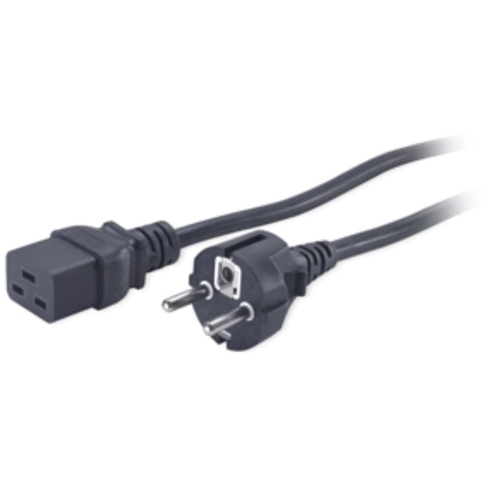 APC AP9875 IEC C19 to Schuko Power Cable, 8 ft | Enterprise