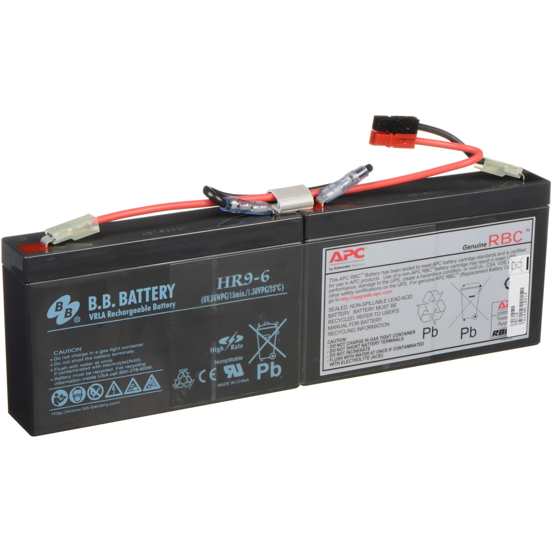 Apc - Apc Replacement Battery Cartridge #18 - UPS Battery Lead Acid